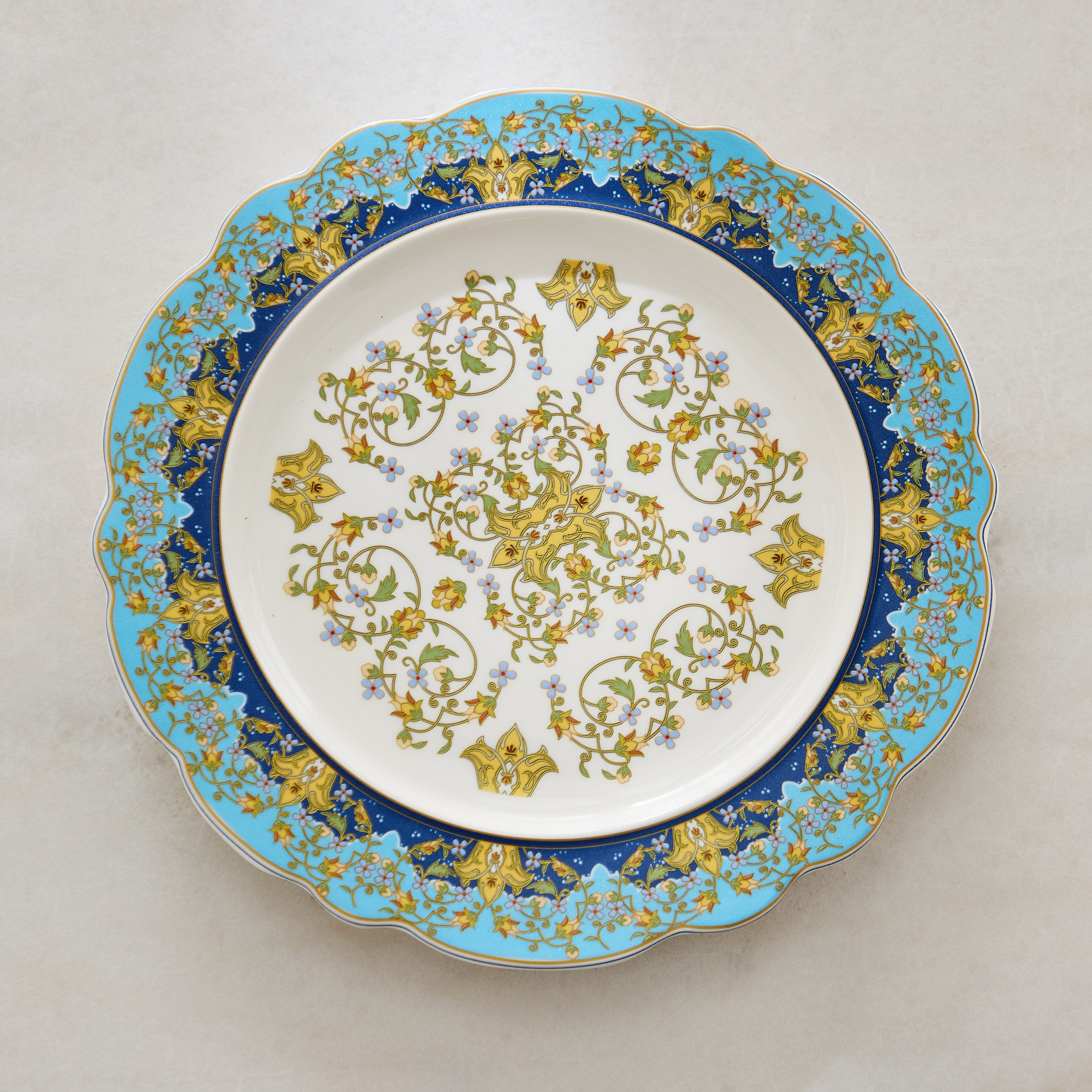 صحن تقديم صغير من أنجيليك - 22.4x22.4x2 سم-hbxdecorandfurnishings-tabletop-serveware-image-2
