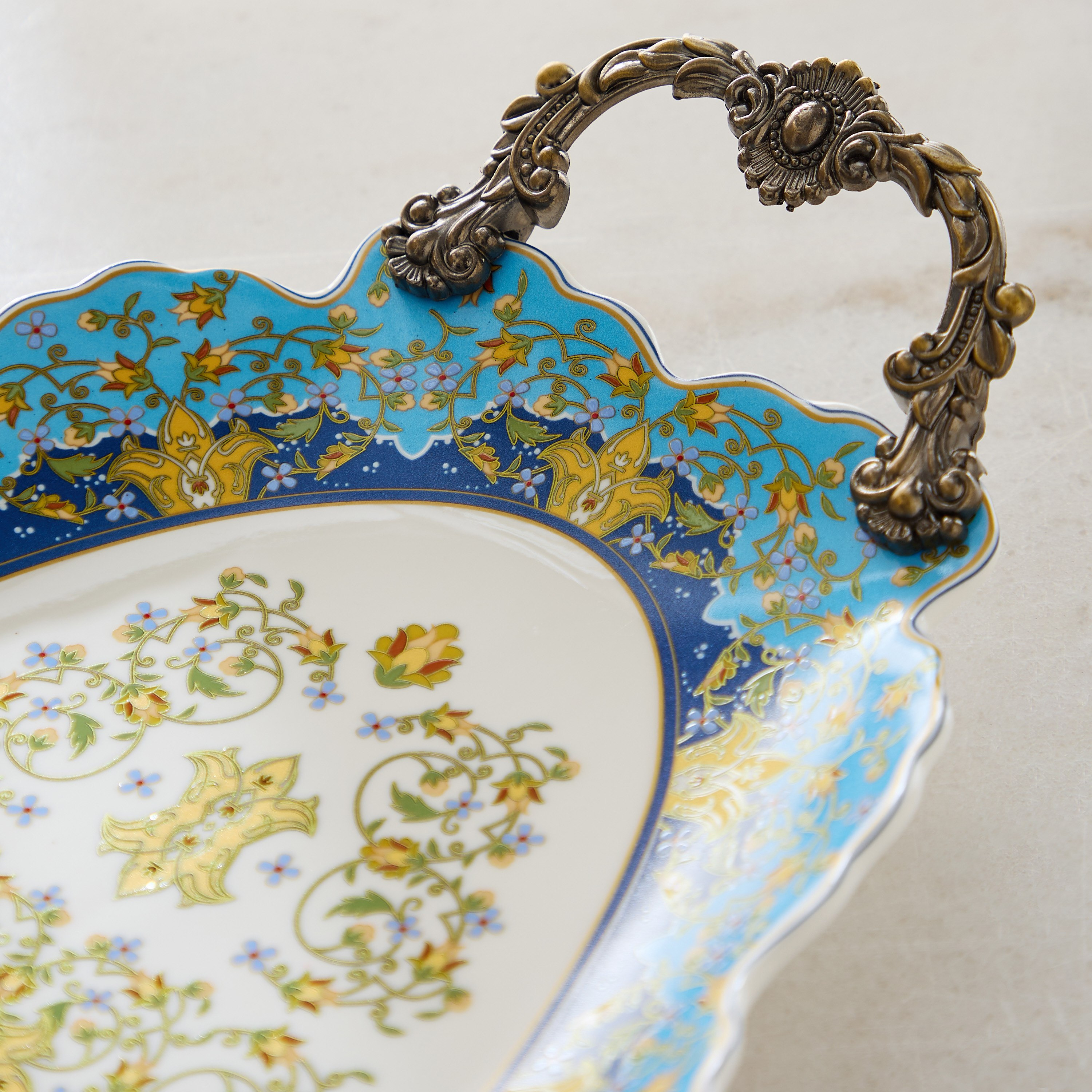 صحن تقديم بمقبض من أنجيليك - 44x22.8x5.3 سم-hbxdecorandfurnishings-tabletop-serveware-image-3