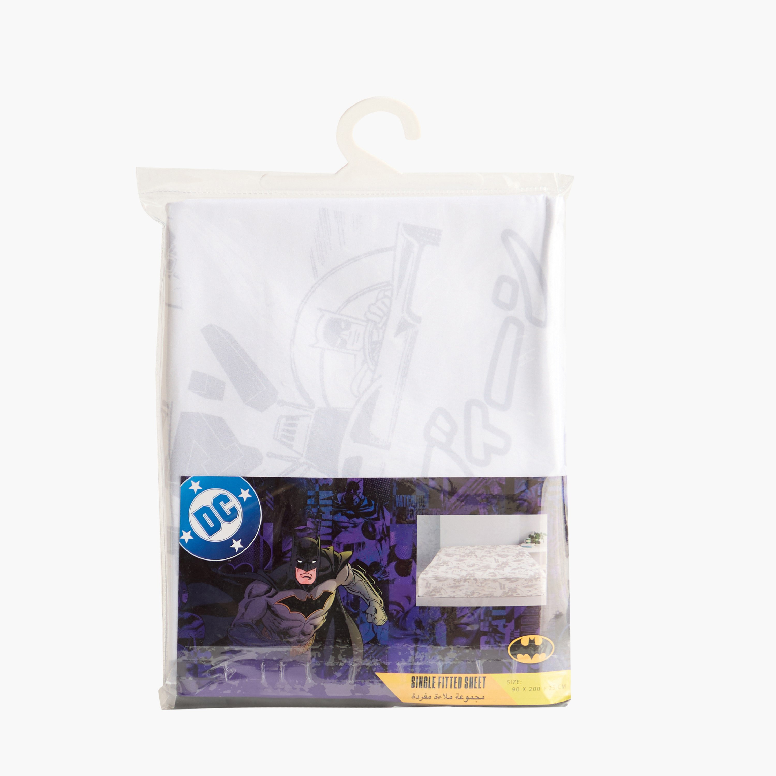 Batman Single Fitted Sheet - 90x200+25 cm-hbxhomeware-hbxkidsandyouth-image-8