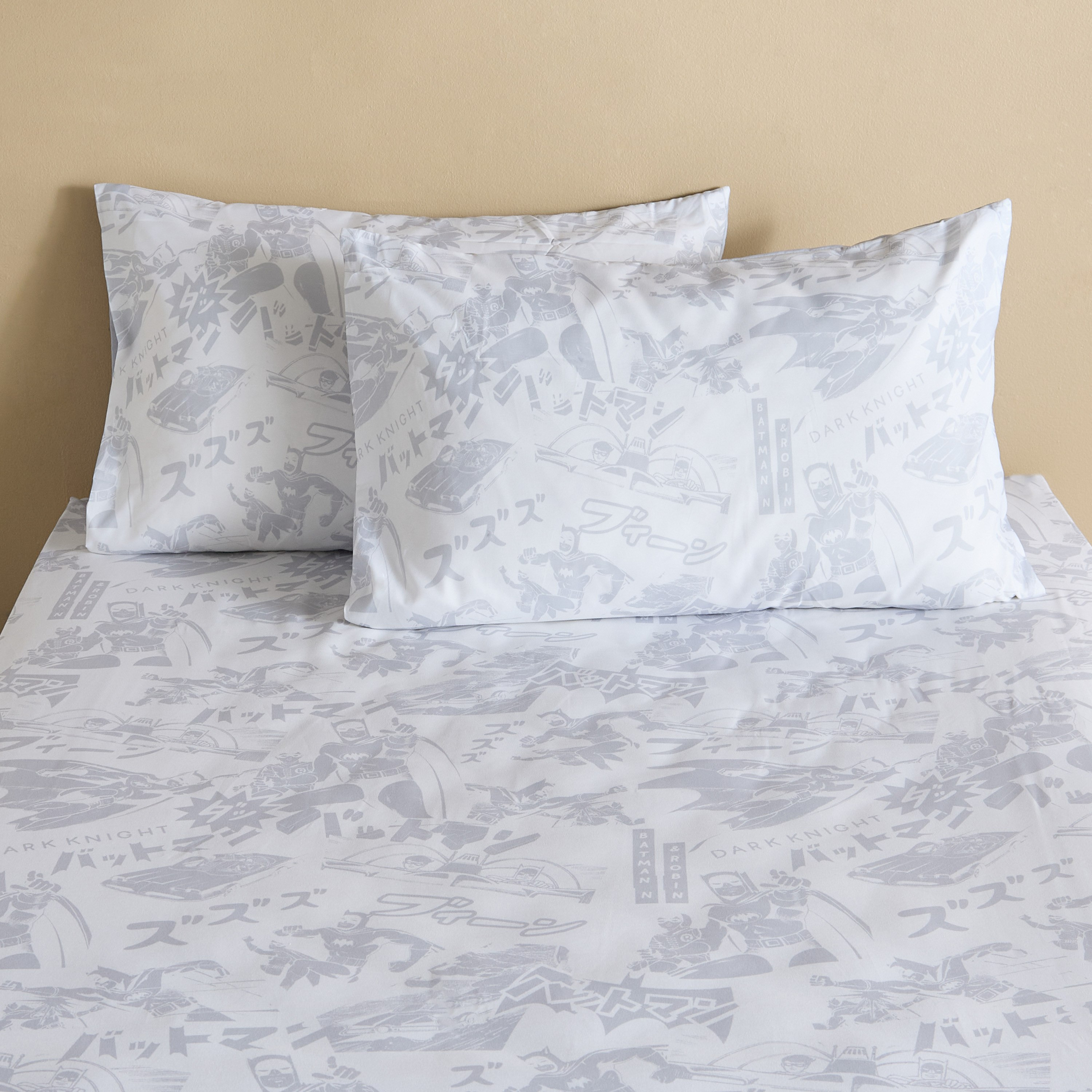 طقم غطاء وسادة قطعتين من باتمان - 50x75 سم-hbxhomeware-hbxkidsandyouth-image-3