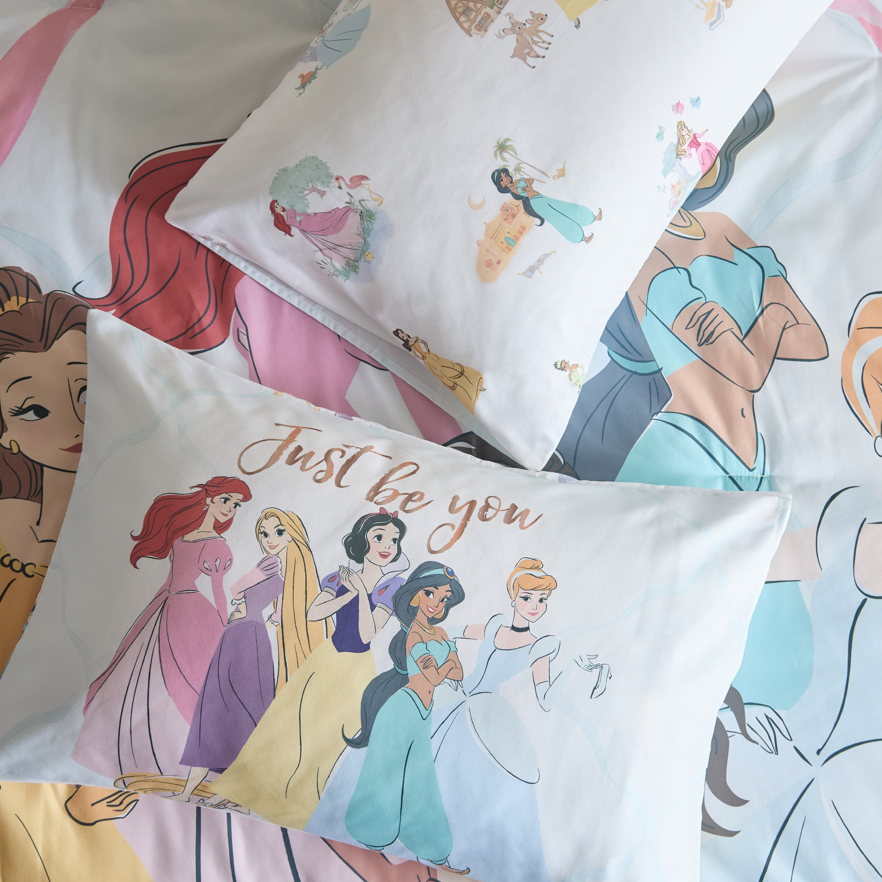 Disney Princess 2-Piece Twin Comforter Set - 160x220 cm-hbxhomeware-hbxkidsandyouth-image-5
