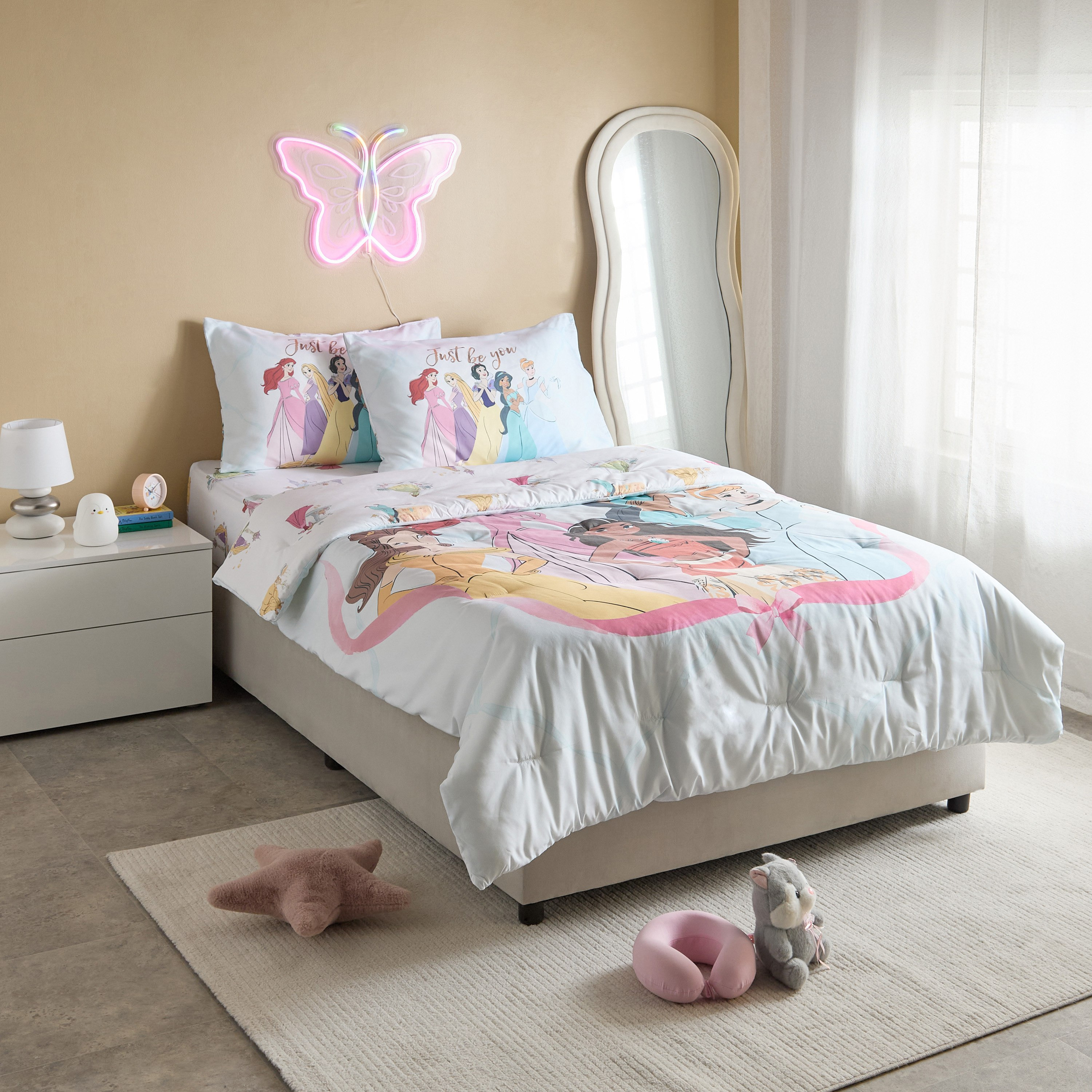 Disney Princess 2-Piece Twin Comforter Set - 160x220 cm-hbxhomeware-hbxkidsandyouth-image-7