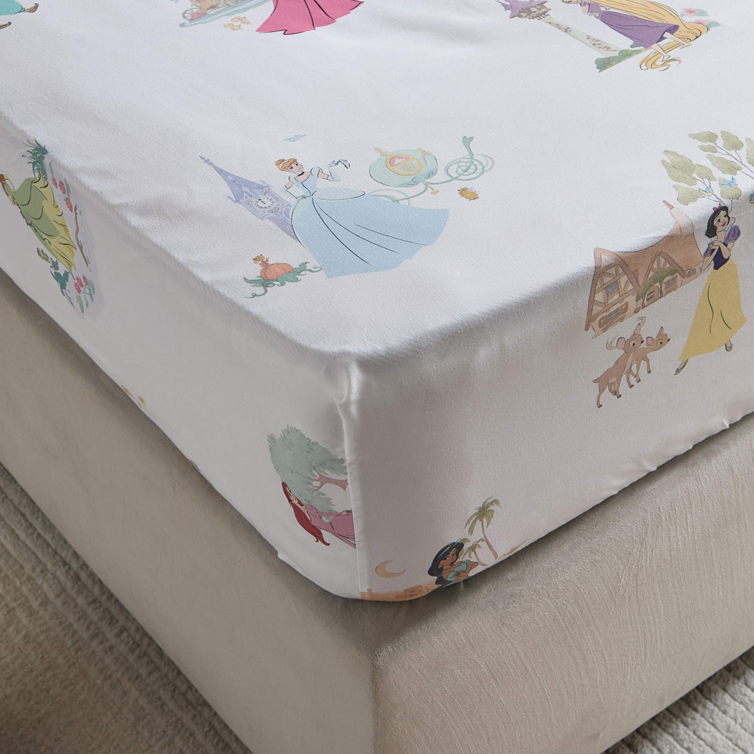 شرشف مطاطي فردي برينسس من ديزني - 90x200+25 سم-hbxhomeware-hbxkidsandyouth-image-1