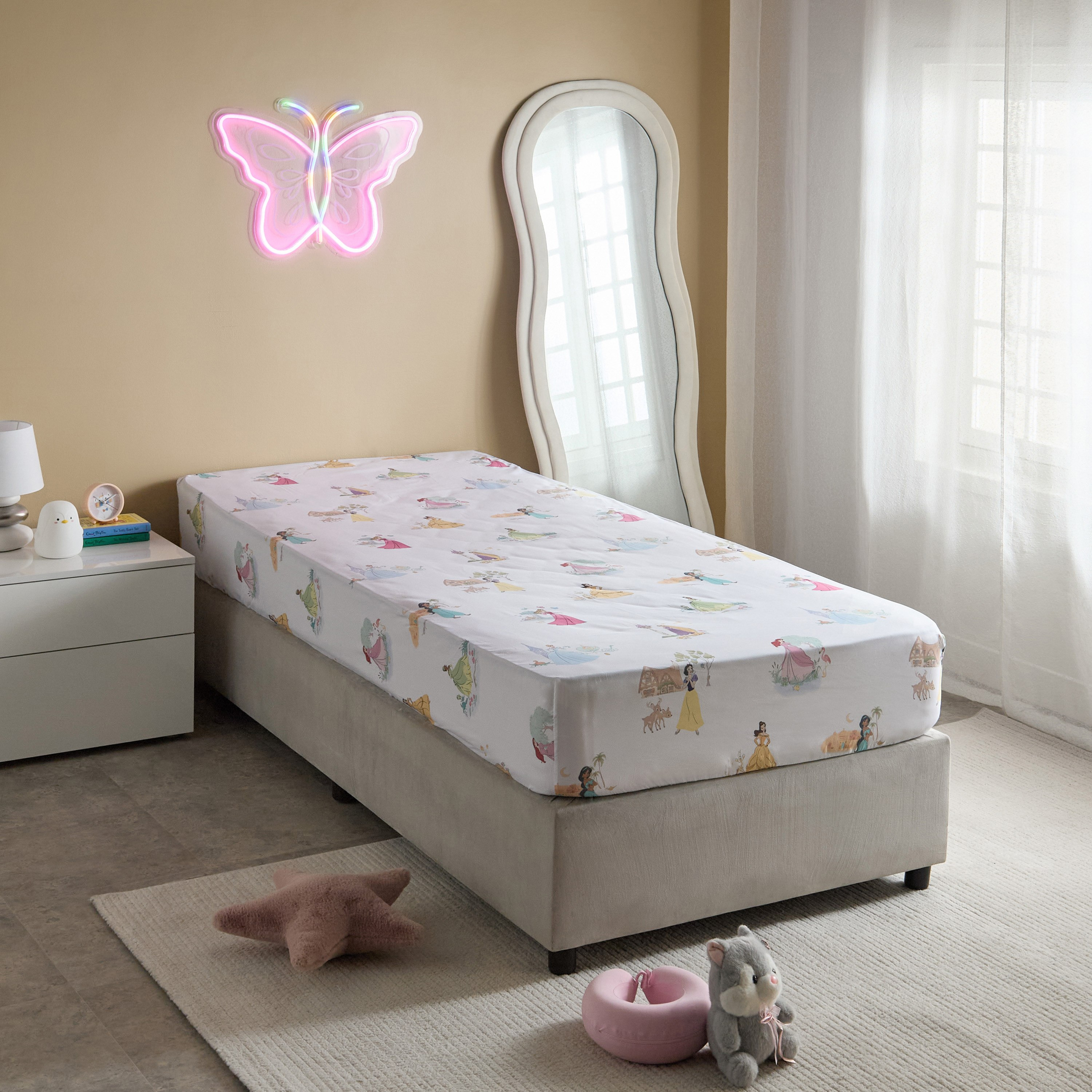 شرشف مطاطي فردي برينسس من ديزني - 90x200+25 سم-hbxhomeware-hbxkidsandyouth-image-2