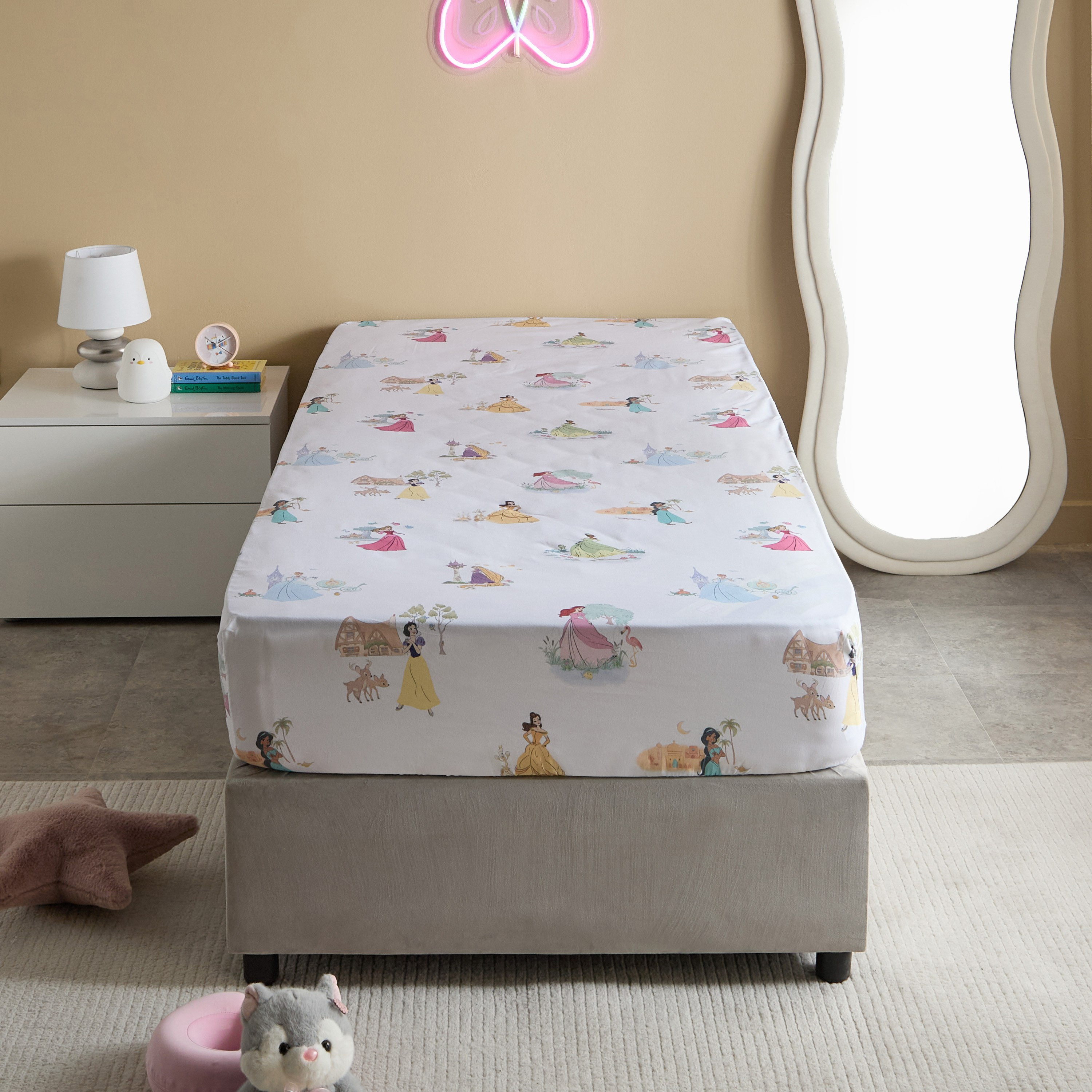 شرشف مطاطي فردي برينسس من ديزني - 90x200+25 سم-hbxhomeware-hbxkidsandyouth-image-3