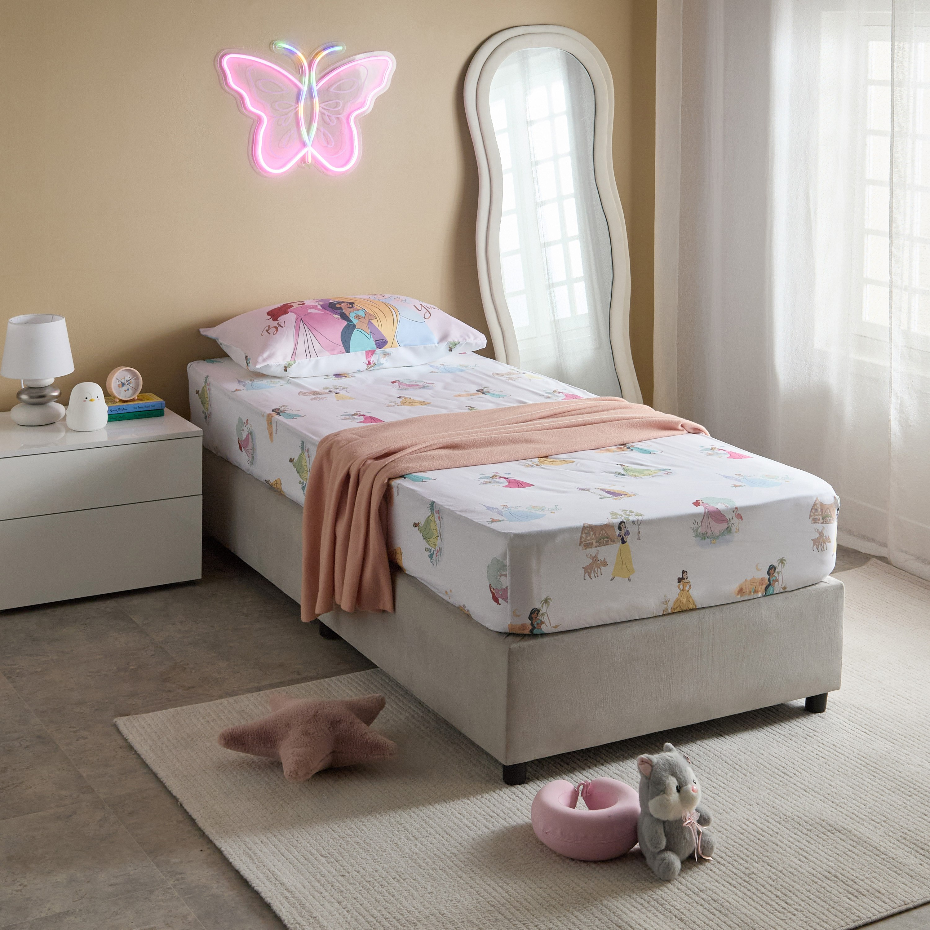 شرشف مطاطي فردي برينسس من ديزني - 90x200+25 سم-hbxhomeware-hbxkidsandyouth-image-7