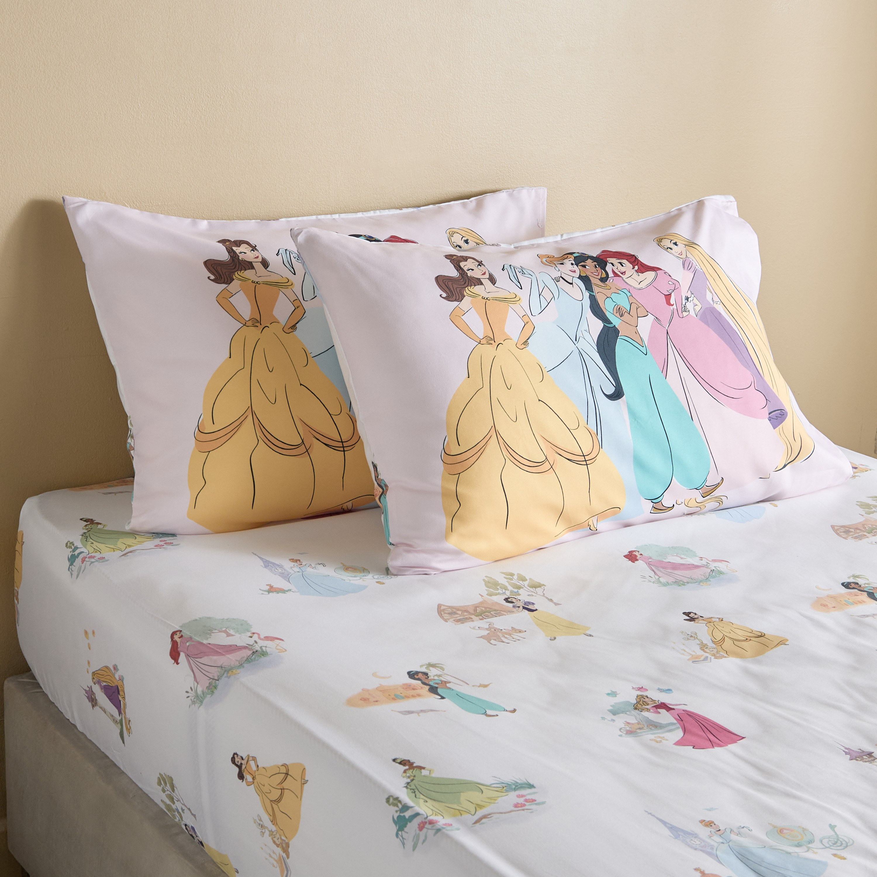 طقم غطاء وسادة قطعتين برنسيس من ديزني - 50x75 سم-hbxhomeware-hbxkidsandyouth-image-1