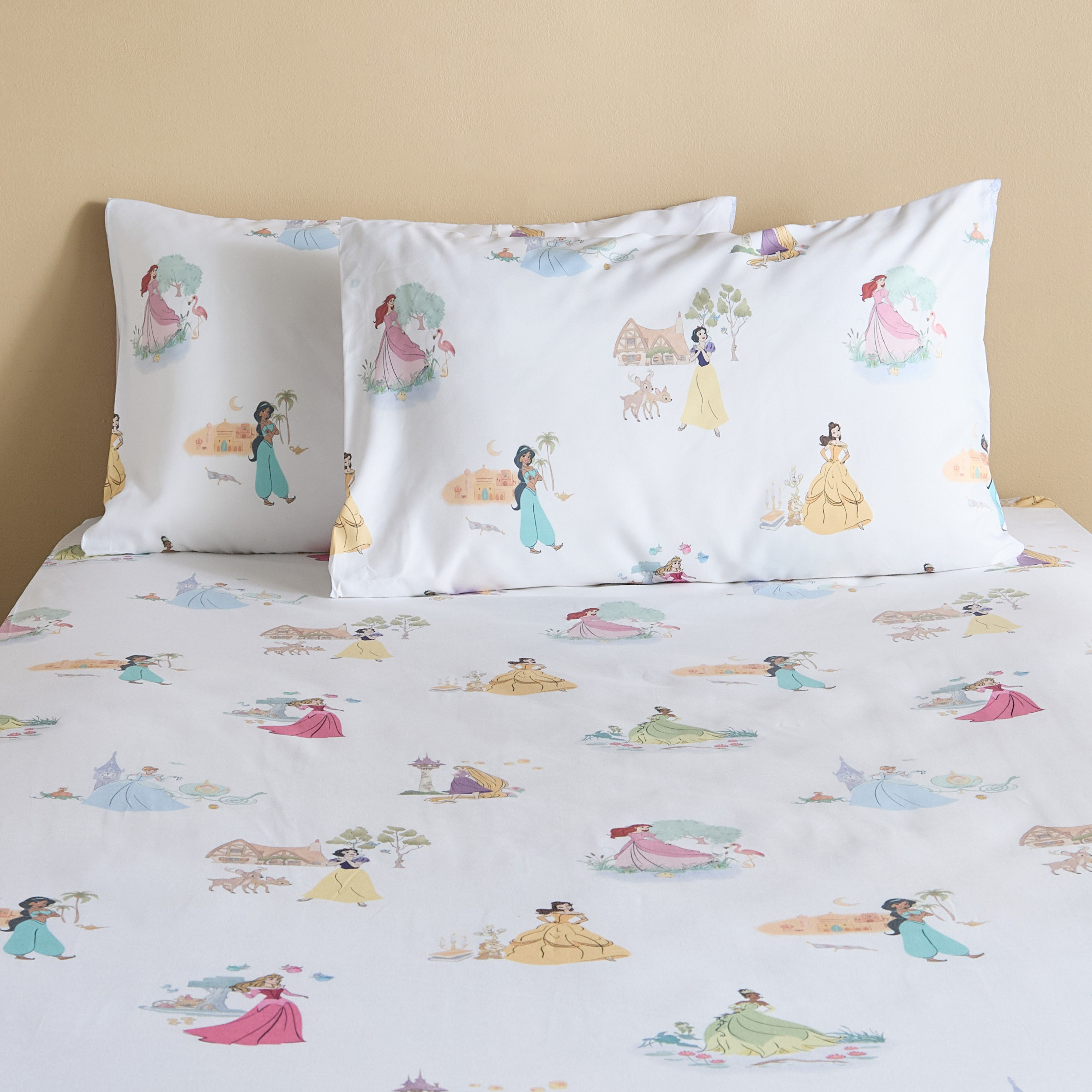 طقم غطاء وسادة قطعتين برنسيس من ديزني - 50x75 سم-hbxhomeware-hbxkidsandyouth-image-2