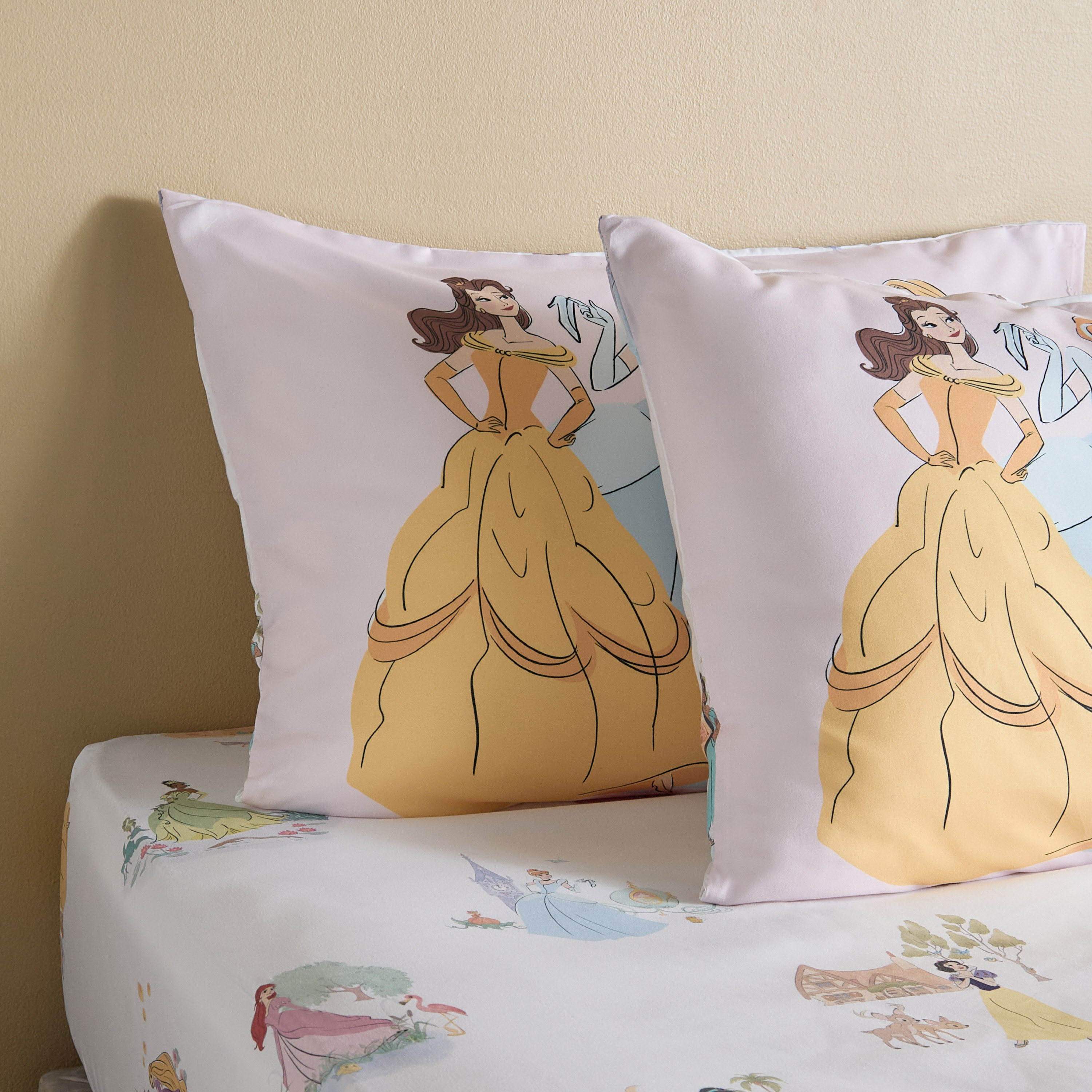 طقم غطاء وسادة قطعتين برنسيس من ديزني - 50x75 سم-hbxhomeware-hbxkidsandyouth-image-3