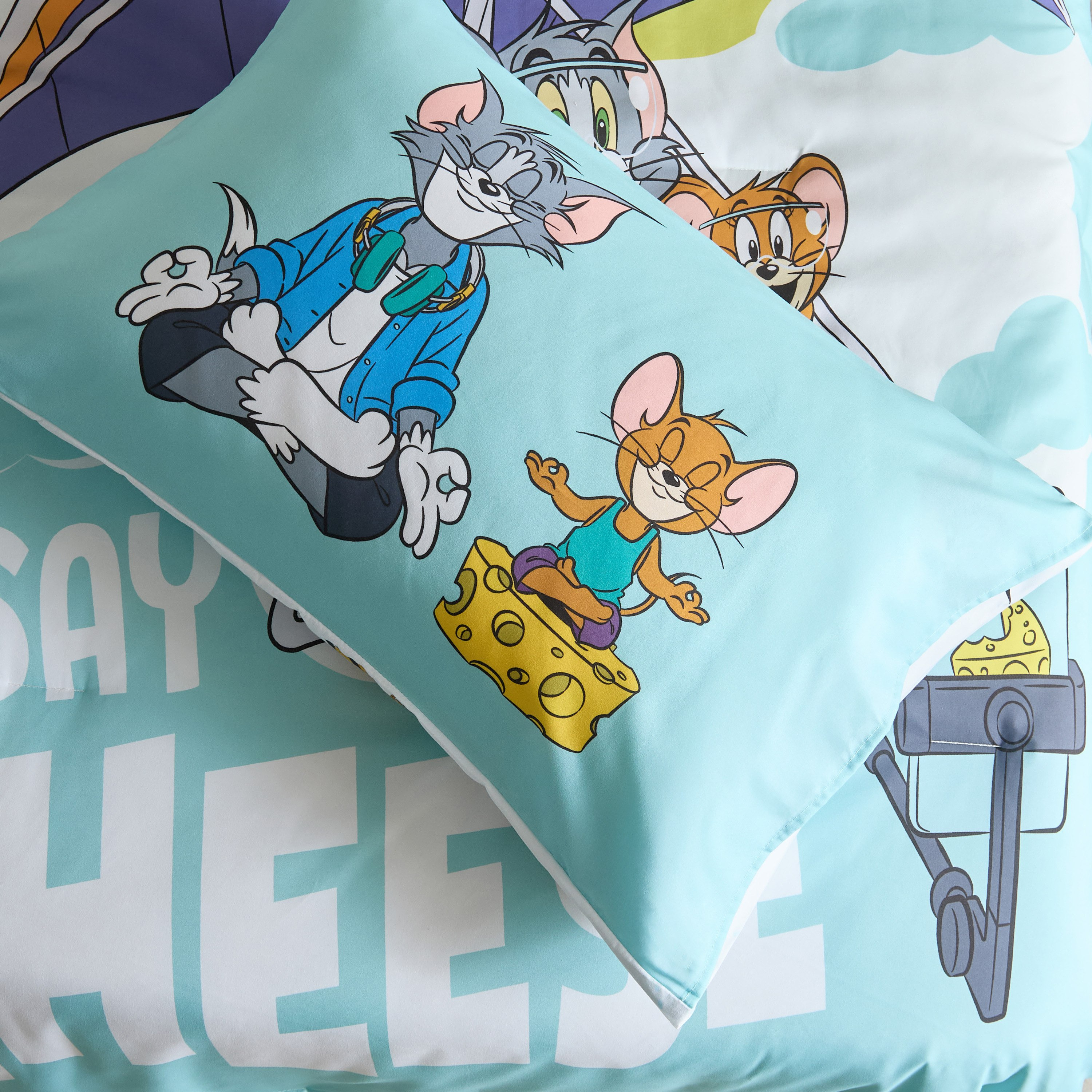 Tom and Jerry 2-Piece Single Comforter Set - 135x220 cm-hbxhomeware-hbxkidsandyouth-image-5