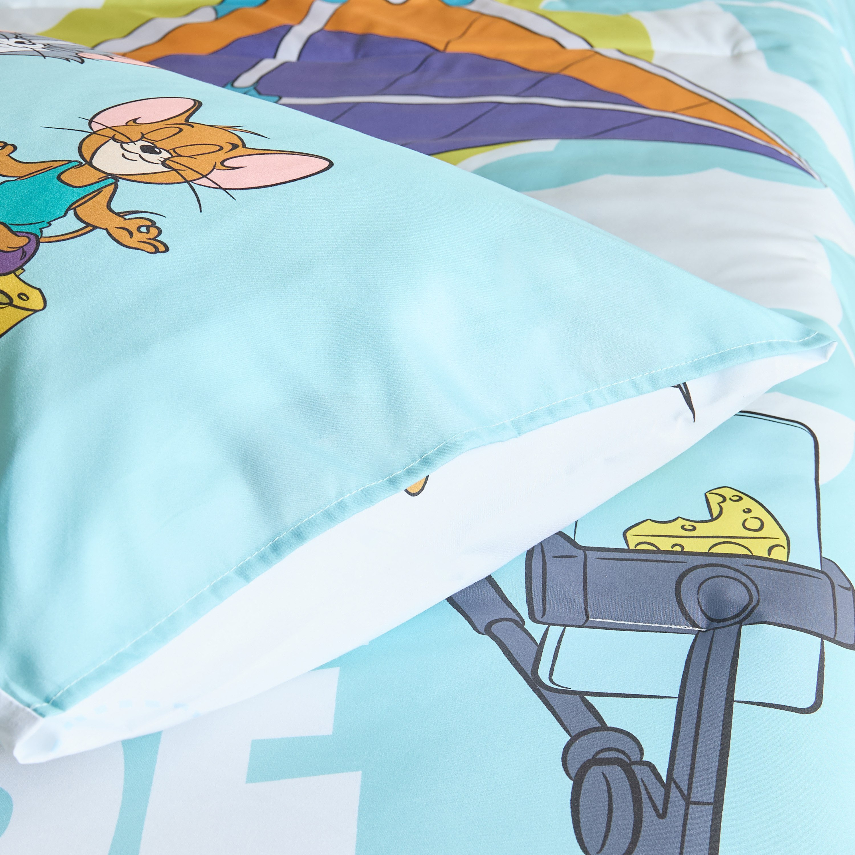 Tom and Jerry 2-Piece Single Comforter Set - 135x220 cm-hbxhomeware-hbxkidsandyouth-image-6
