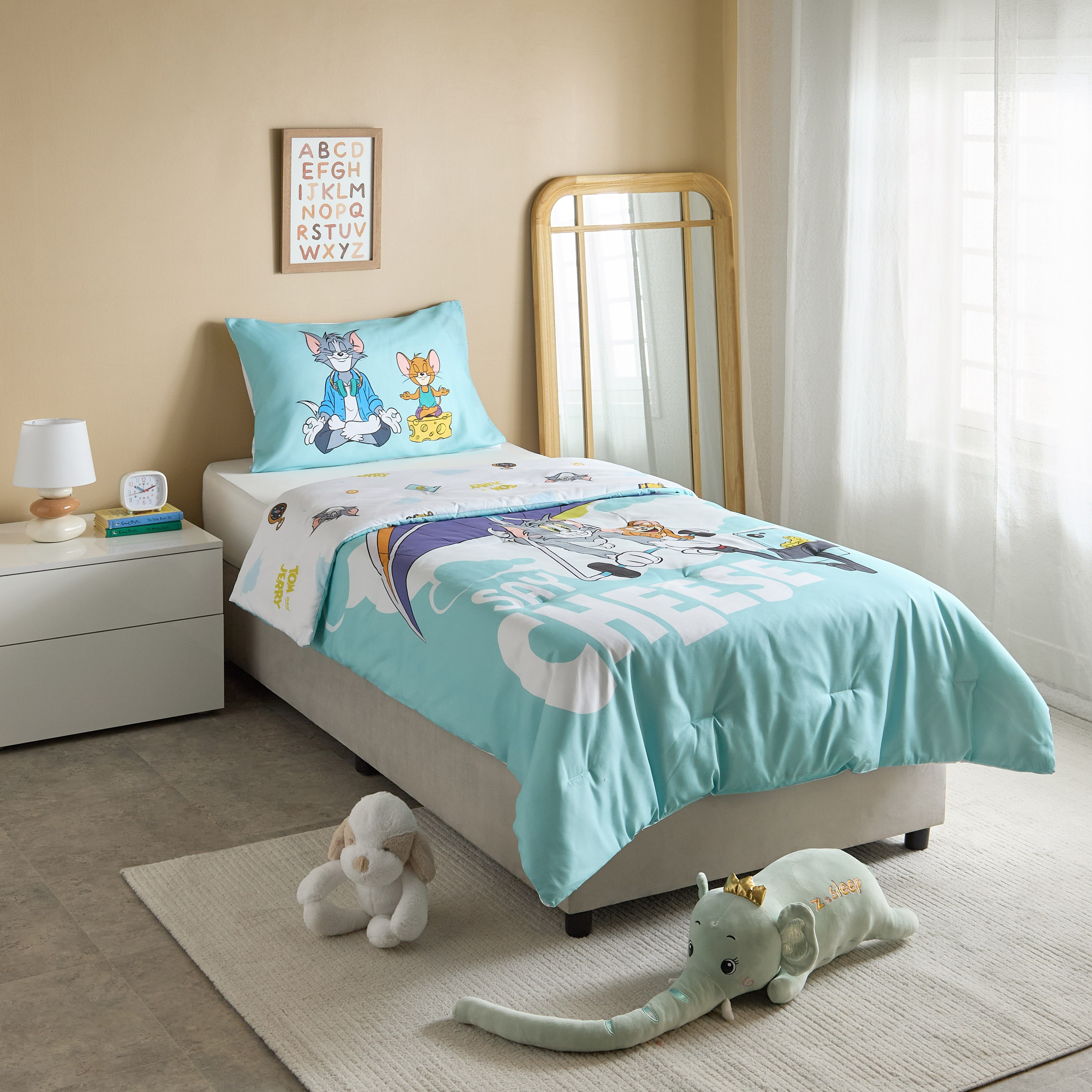 Tom and Jerry 2-Piece Single Comforter Set - 135x220 cm-hbxhomeware-hbxkidsandyouth-image-7