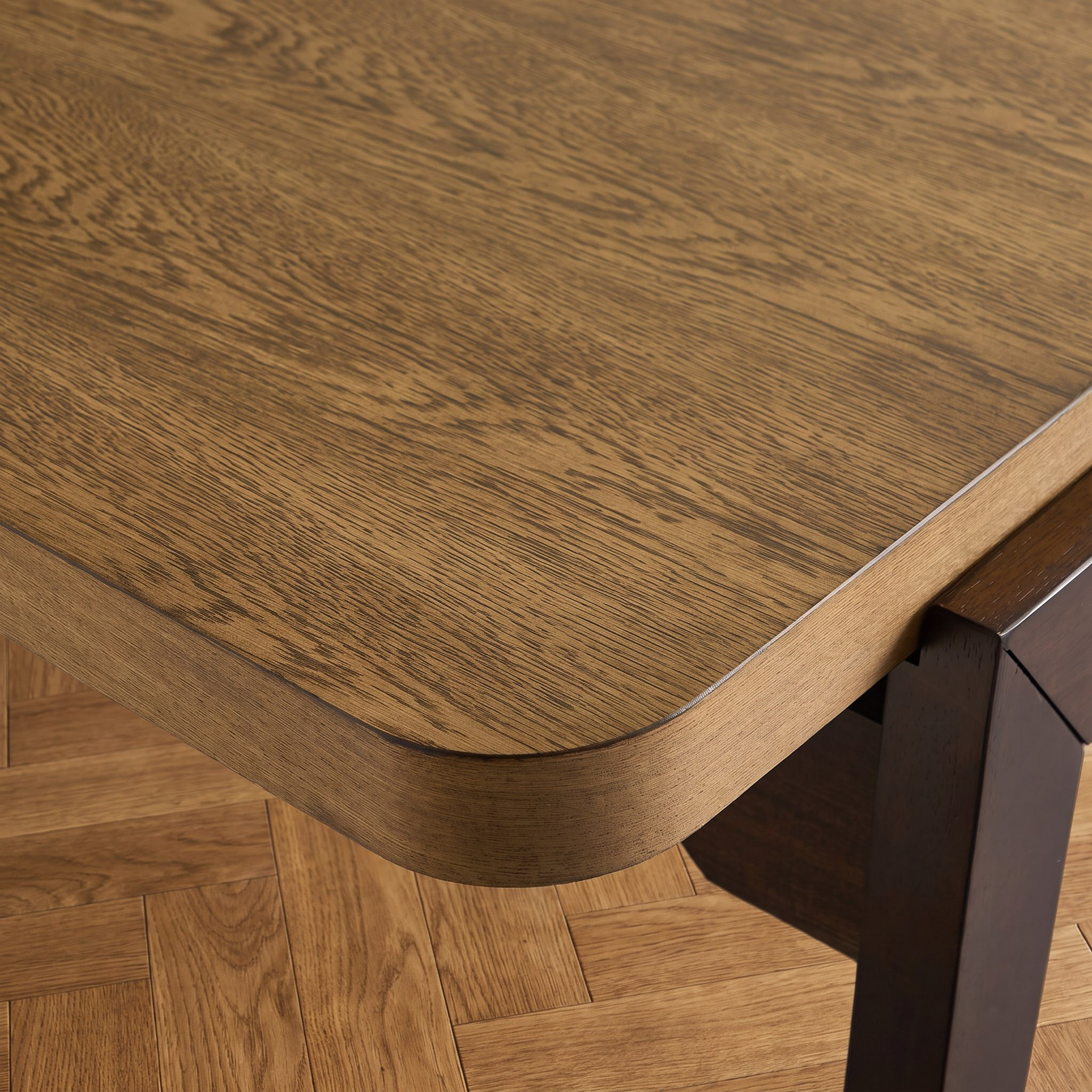 Murphy 6-8 Seater Solid Wood Veneer Extendable Dining Table-hbxdiningroom-diningtablesandsets-diningtables-sixseater-image-4