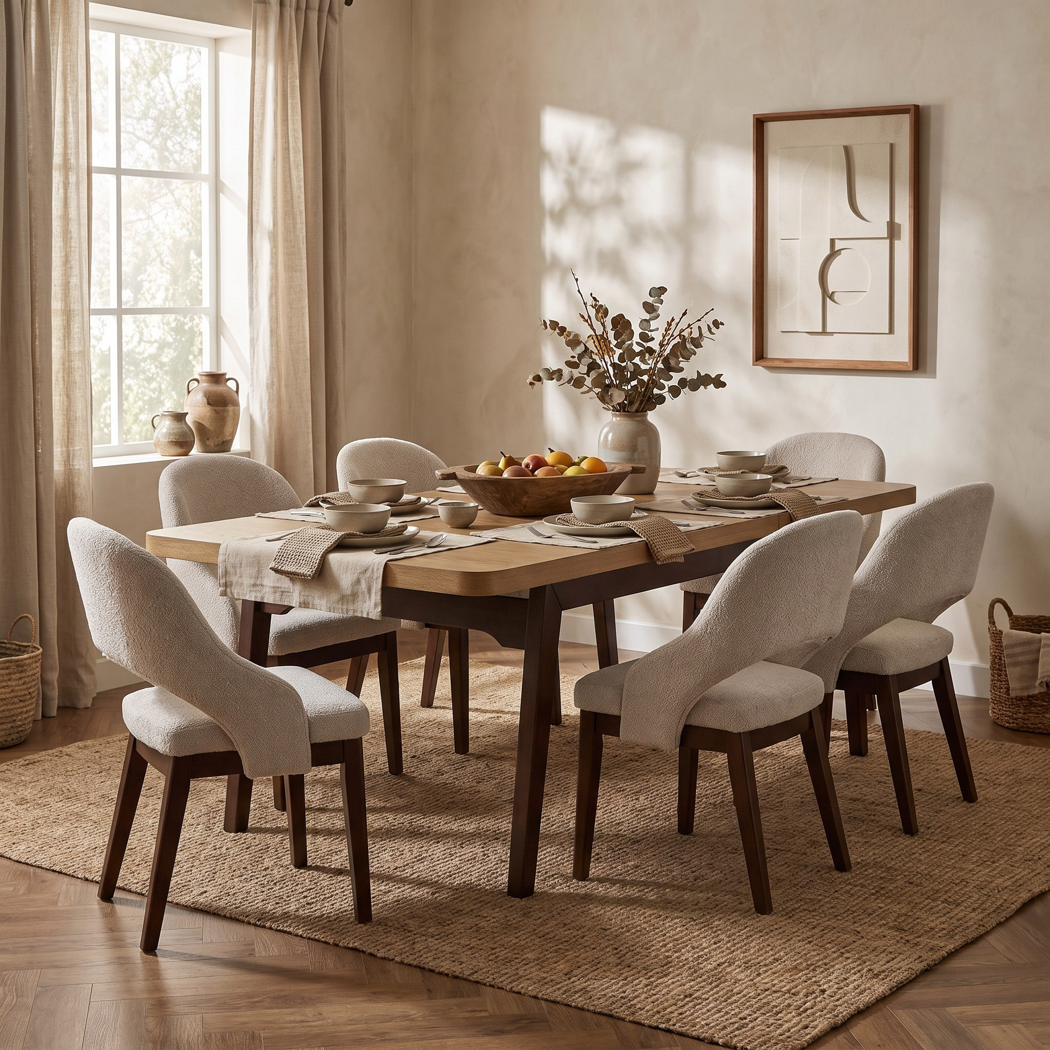 Murphy 6-8 Seater Solid Wood Veneer Extendable Dining Table-hbxdiningroom-diningtablesandsets-diningtables-sixseater-image-8