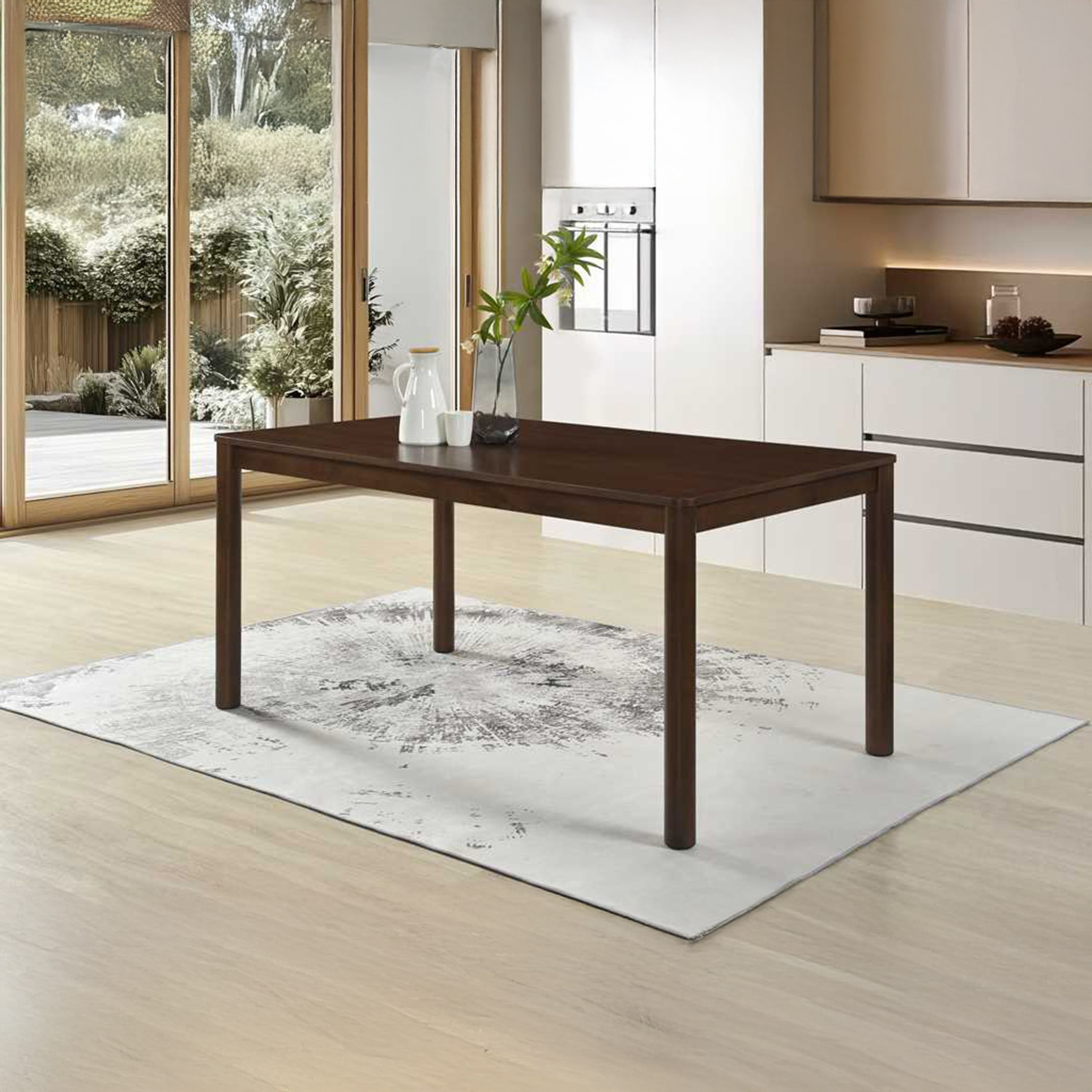 Hazel 6-Seater Solid Wood Veneer Dining Set-hbxfurniture-diningtablesandsets-diningsets-sixseater-image-2