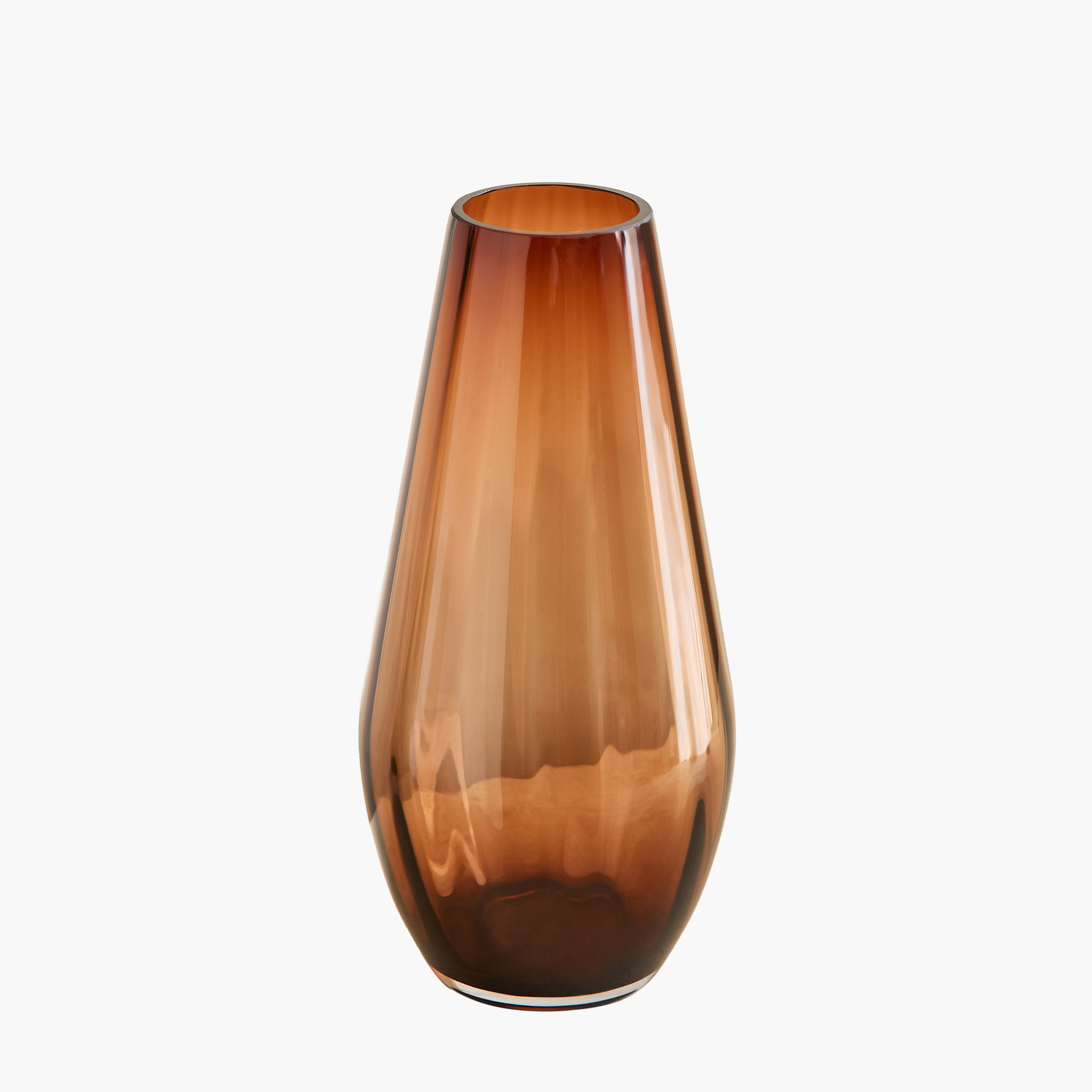 مزهرية ديكور زجاج ثقيل من بيدرو - 16.5×35 سم-hbxbedroom-decorandaccessories-vases-image-8
