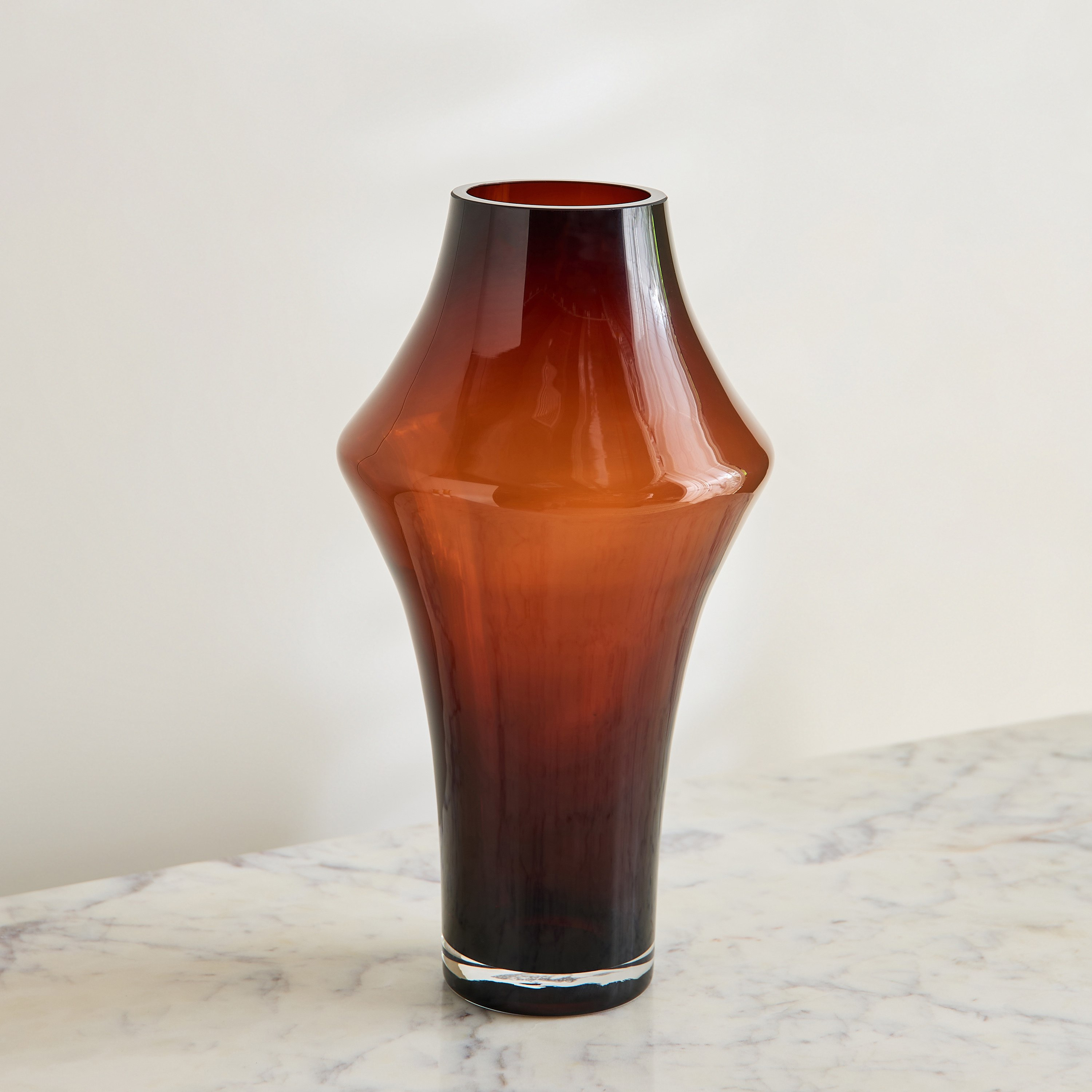 Pedro Heavy Glass Decorative Vase - 16.5x30 cm-hbxbedroom-decorandaccessories-vases-image-5