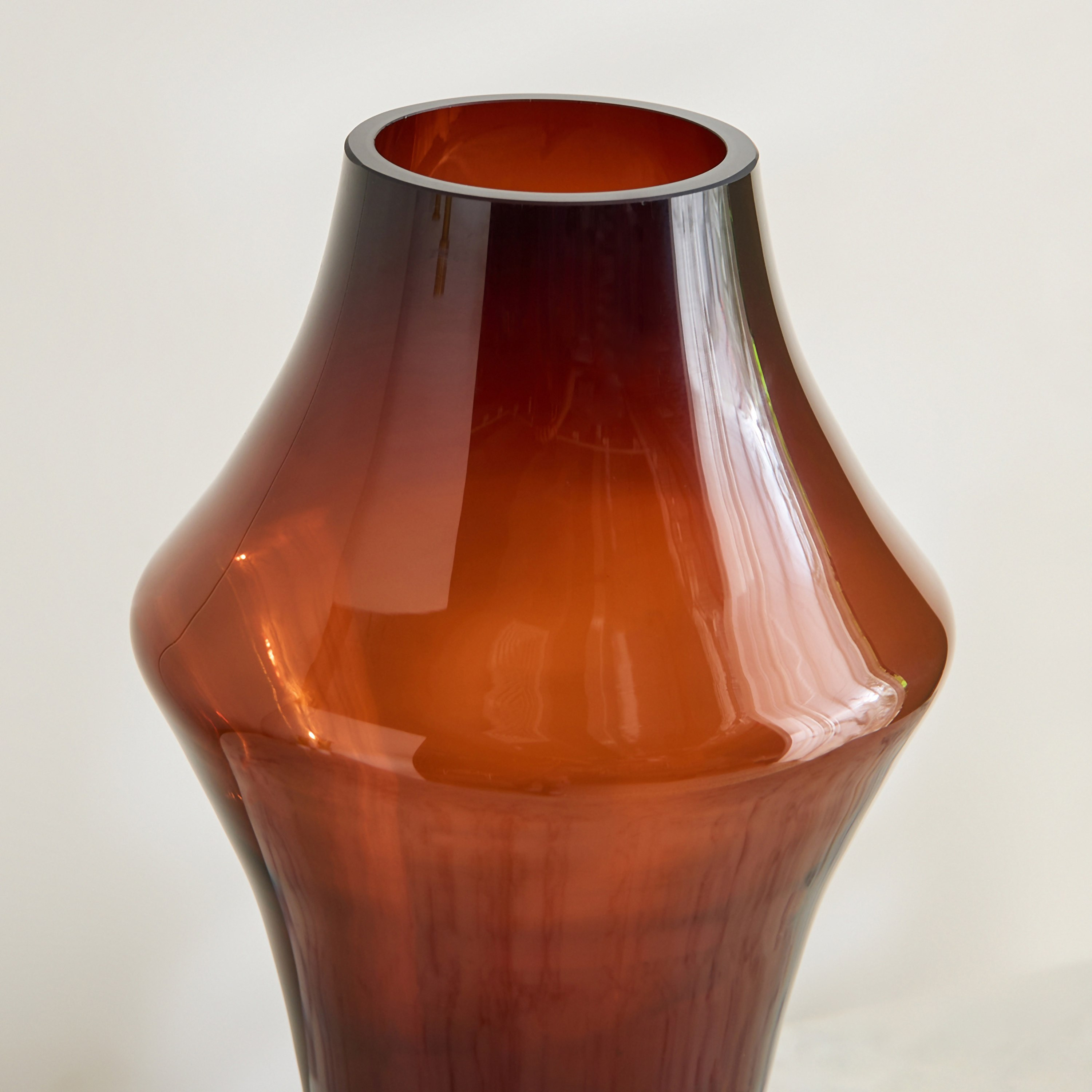 Pedro Heavy Glass Decorative Vase - 16.5x30 cm-hbxbedroom-decorandaccessories-vases-image-6