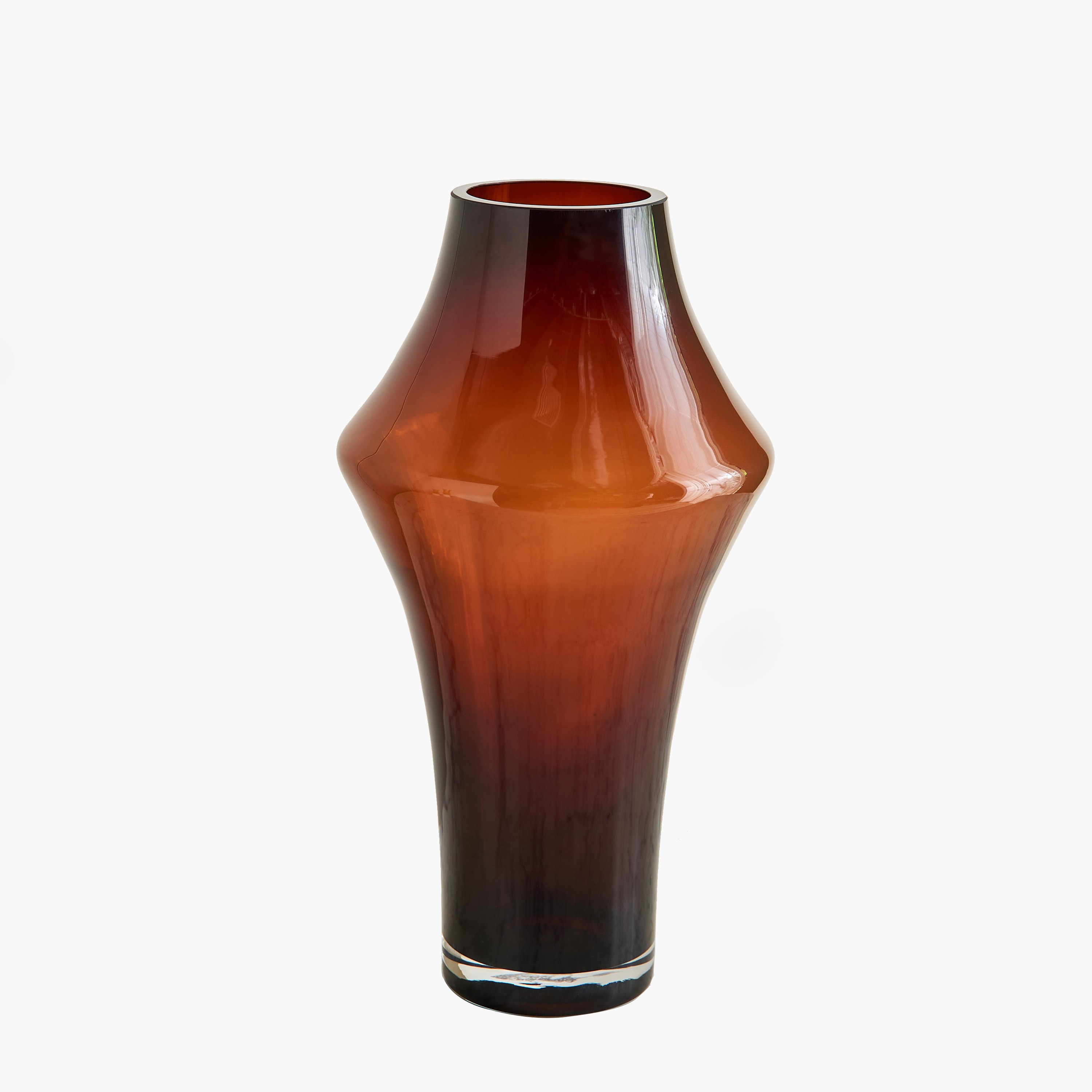 Pedro Heavy Glass Decorative Vase - 16.5x30 cm-hbxbedroom-decorandaccessories-vases-image-8