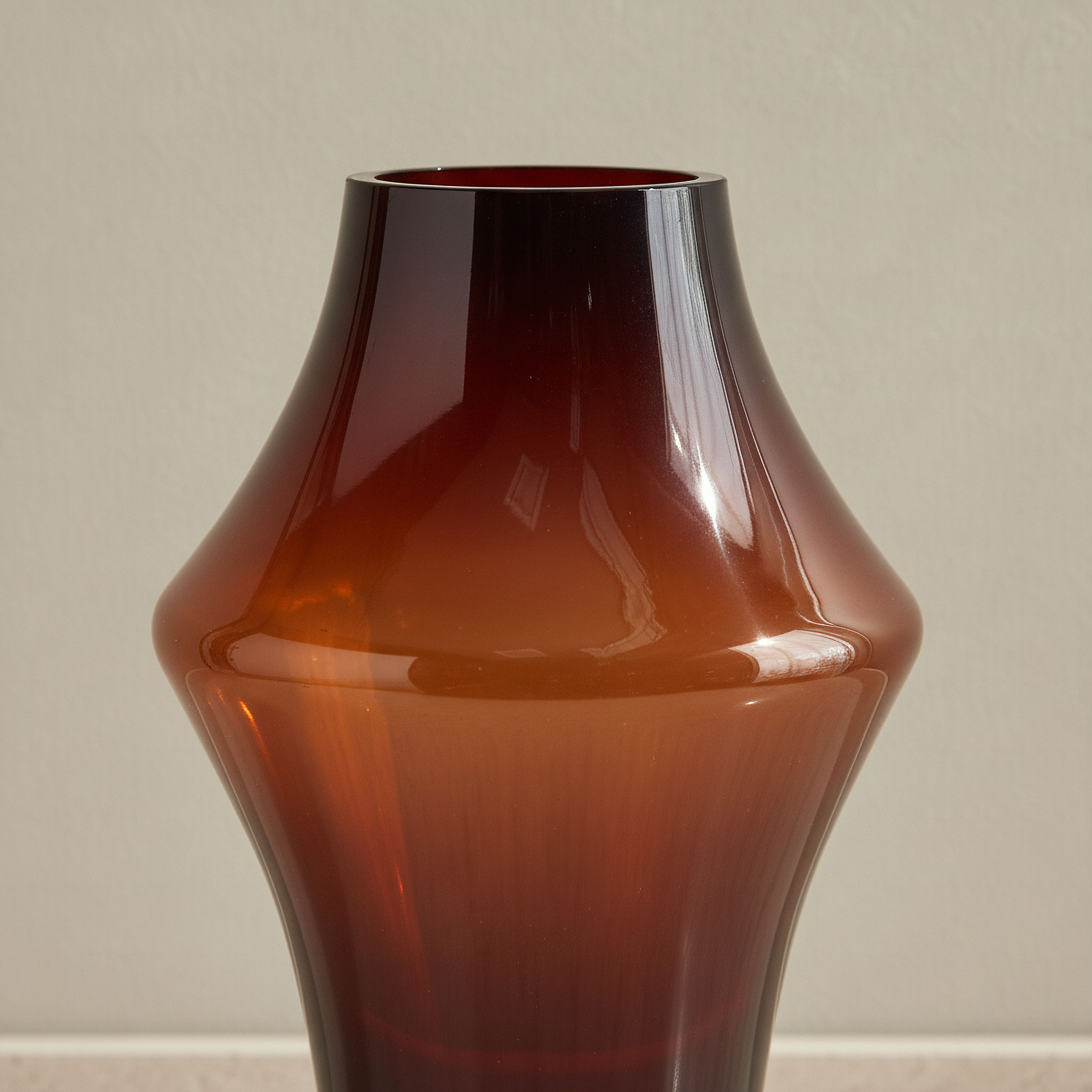 Pedro Heavy Glass Decorative Vase - 16.5x30 cm-hbxbedroom-decorandaccessories-vases-image-2