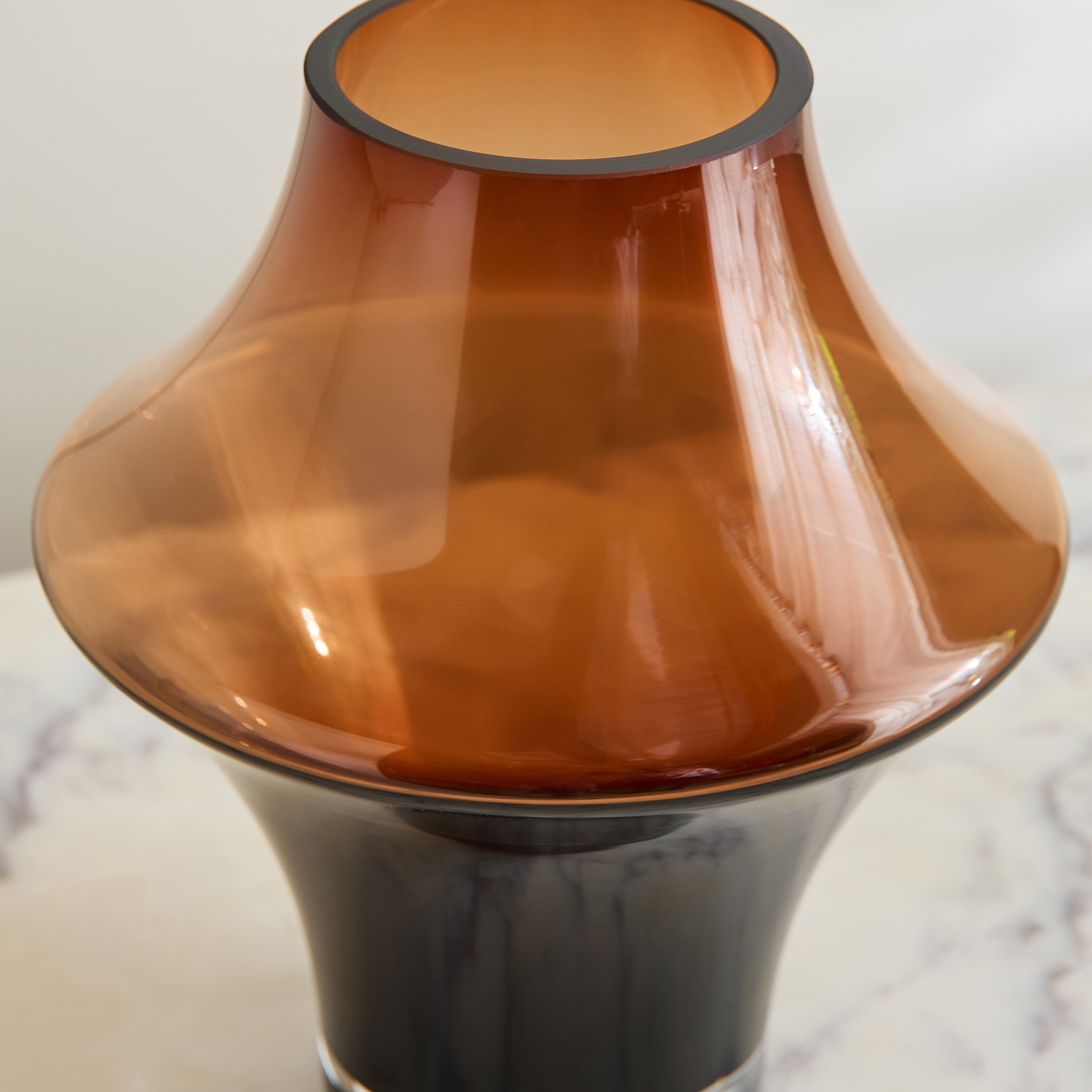 Pedro Heavy Glass Decorative Vase - 17x20.5 cm-hbxbedroom-decorandaccessories-vases-image-6