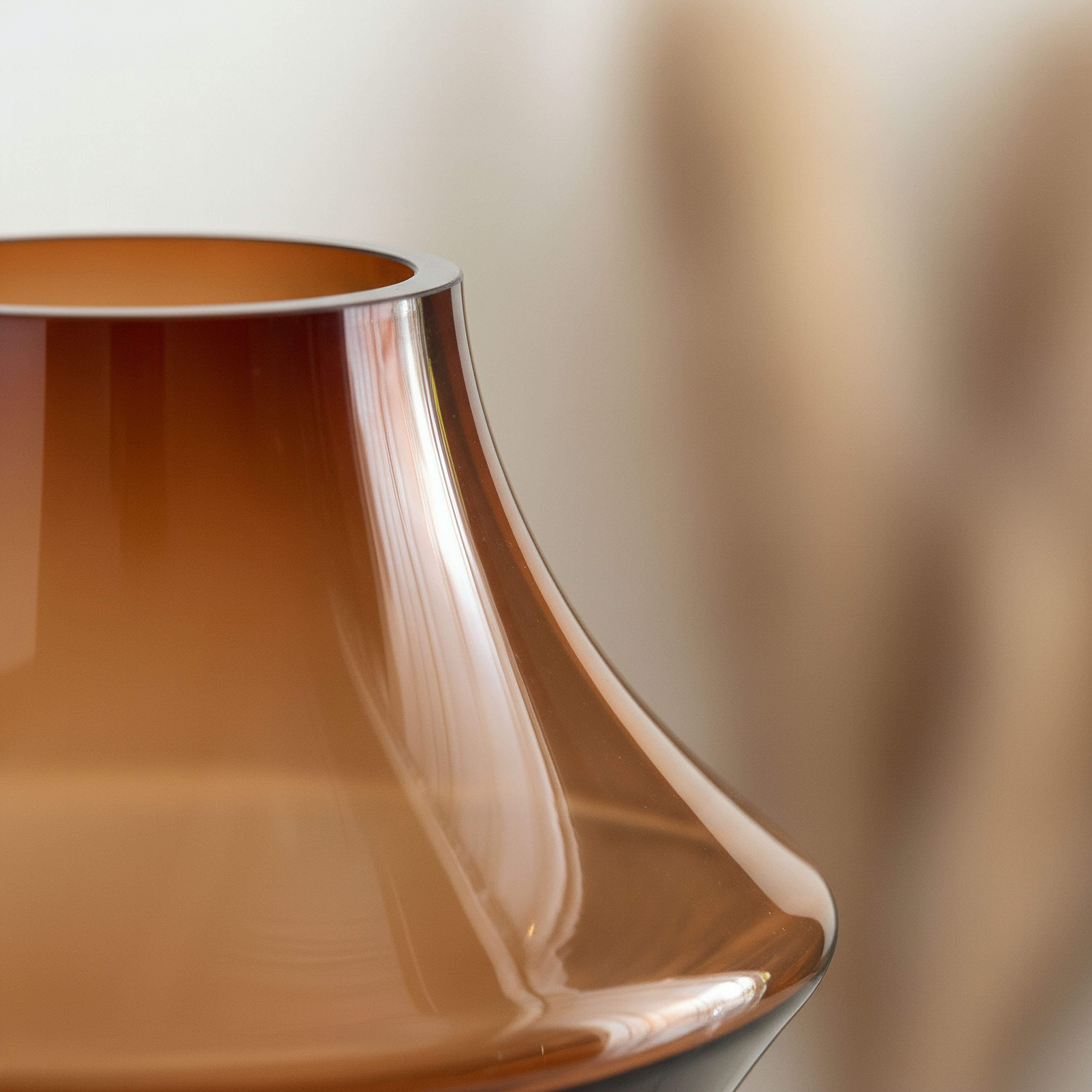 Pedro Heavy Glass Decorative Vase - 17x20.5 cm-hbxbedroom-decorandaccessories-vases-image-2