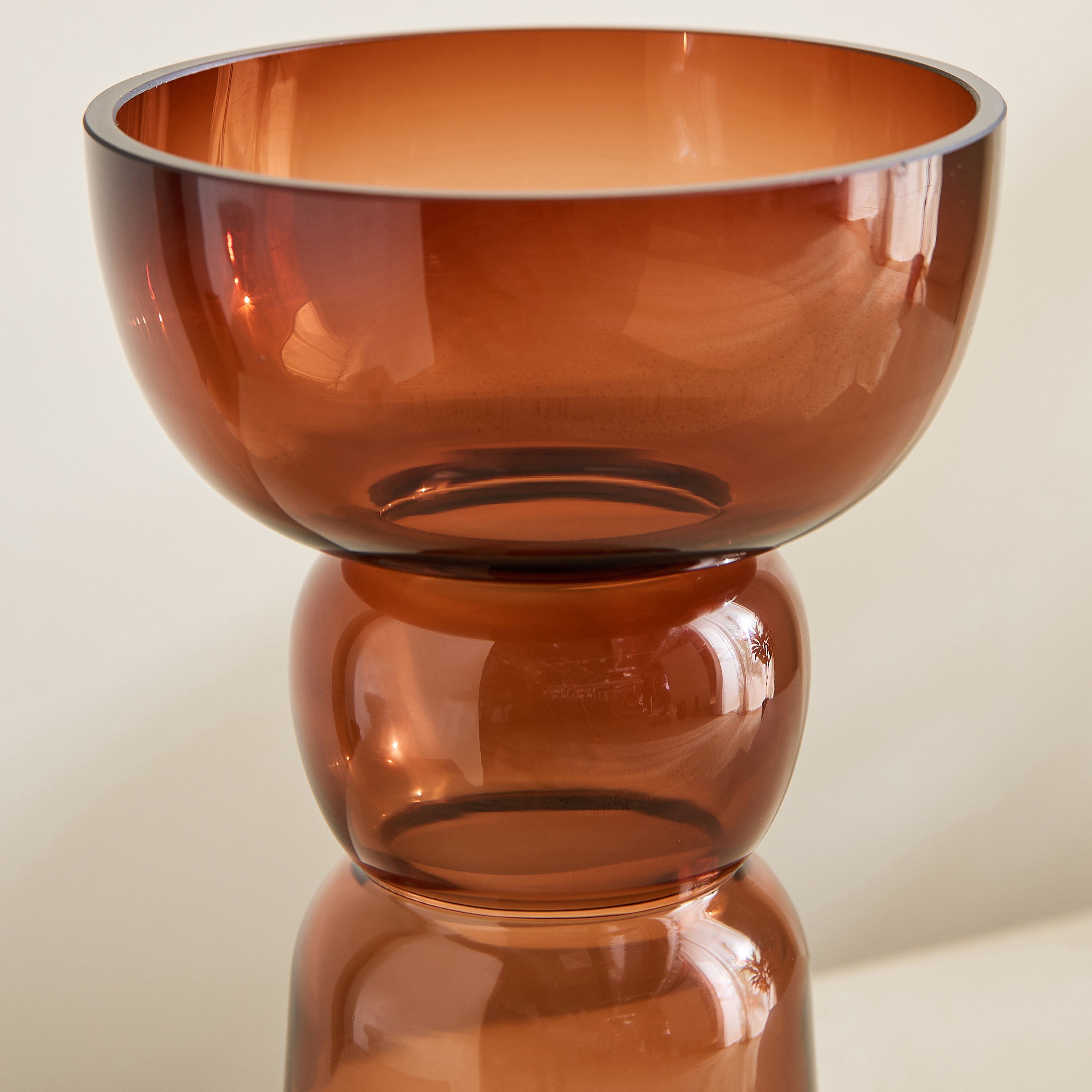 Pedro Decorative Heavy Glass Vase - 15x25 cm-hbxbedroom-decorandaccessories-vases-image-6