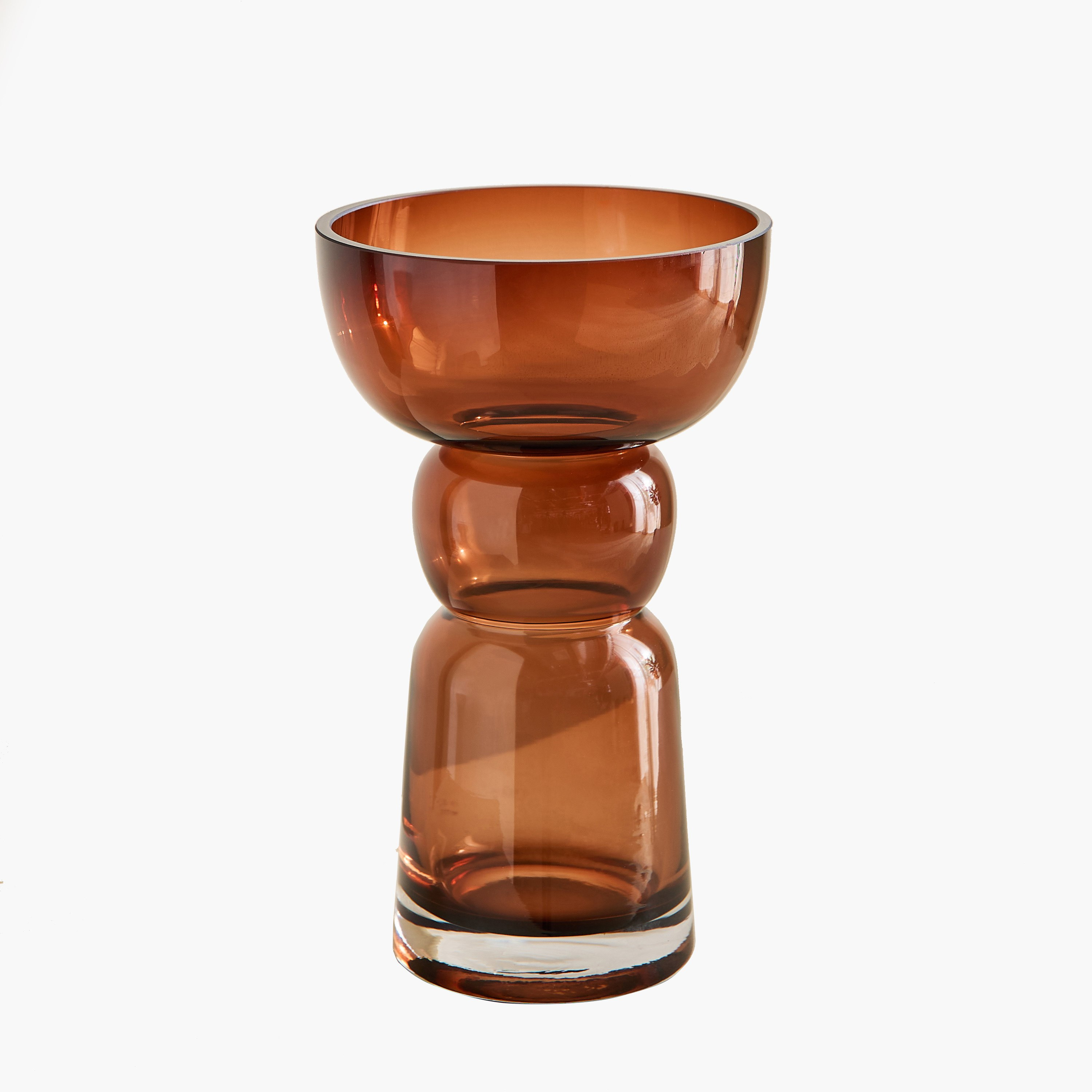Pedro Decorative Heavy Glass Vase - 15x25 cm-hbxbedroom-decorandaccessories-vases-image-8