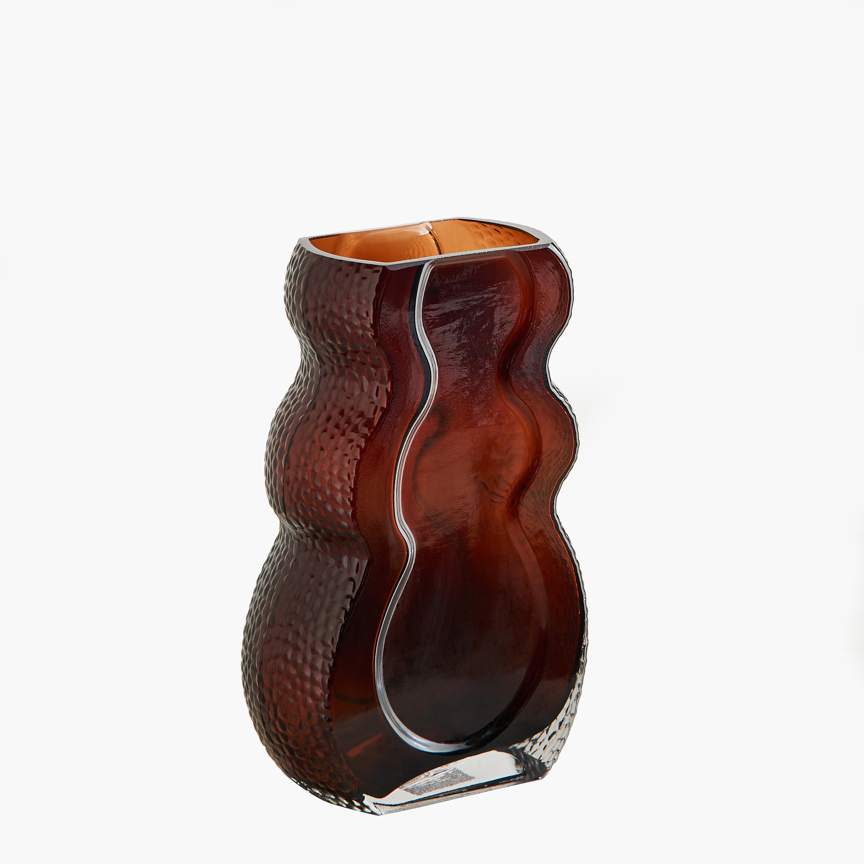 Pedro Decorative Heavy Glass Vase - 17.5x8x26.5 cm-hbxbedroom-decorandaccessories-vases-image-8