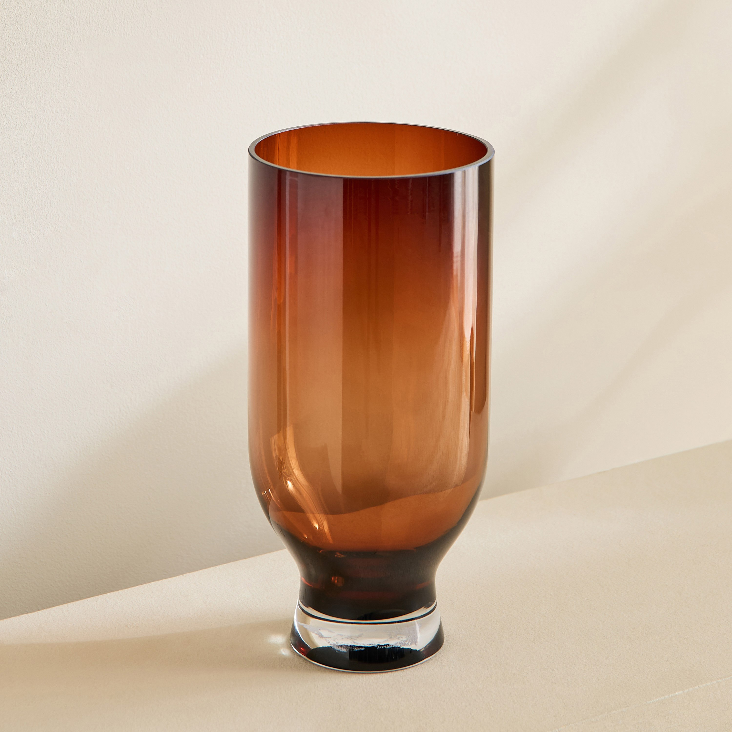 Pedro Decorative Heavy Glass Vase - 14x30 cm-hbxbedroom-decorandaccessories-vases-image-5
