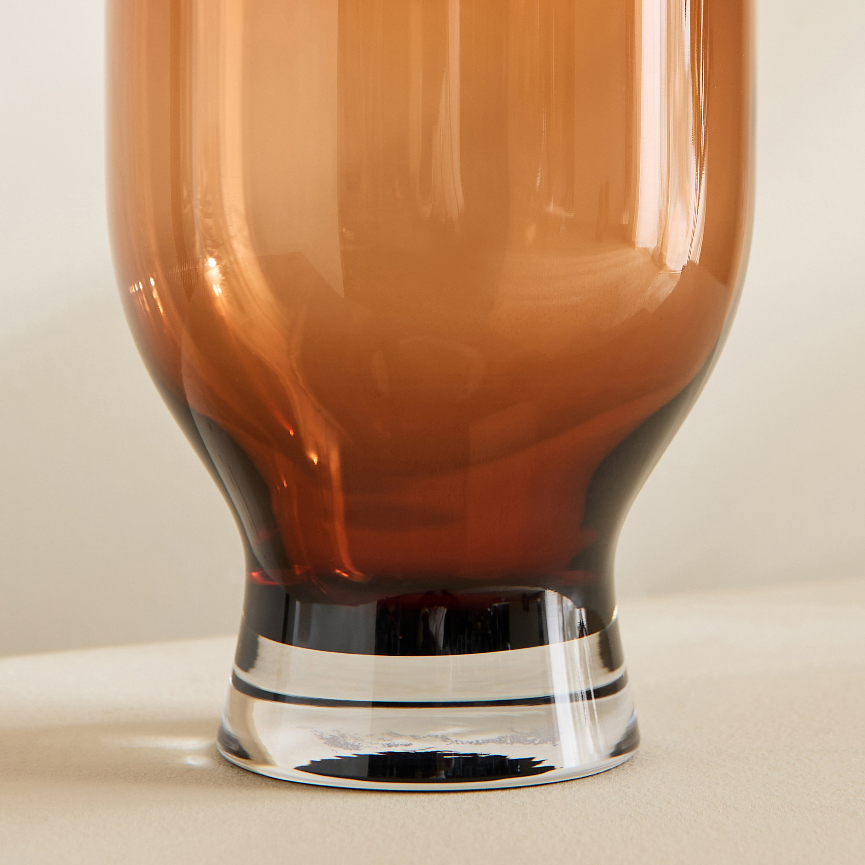 Pedro Decorative Heavy Glass Vase - 14x30 cm-hbxbedroom-decorandaccessories-vases-image-6