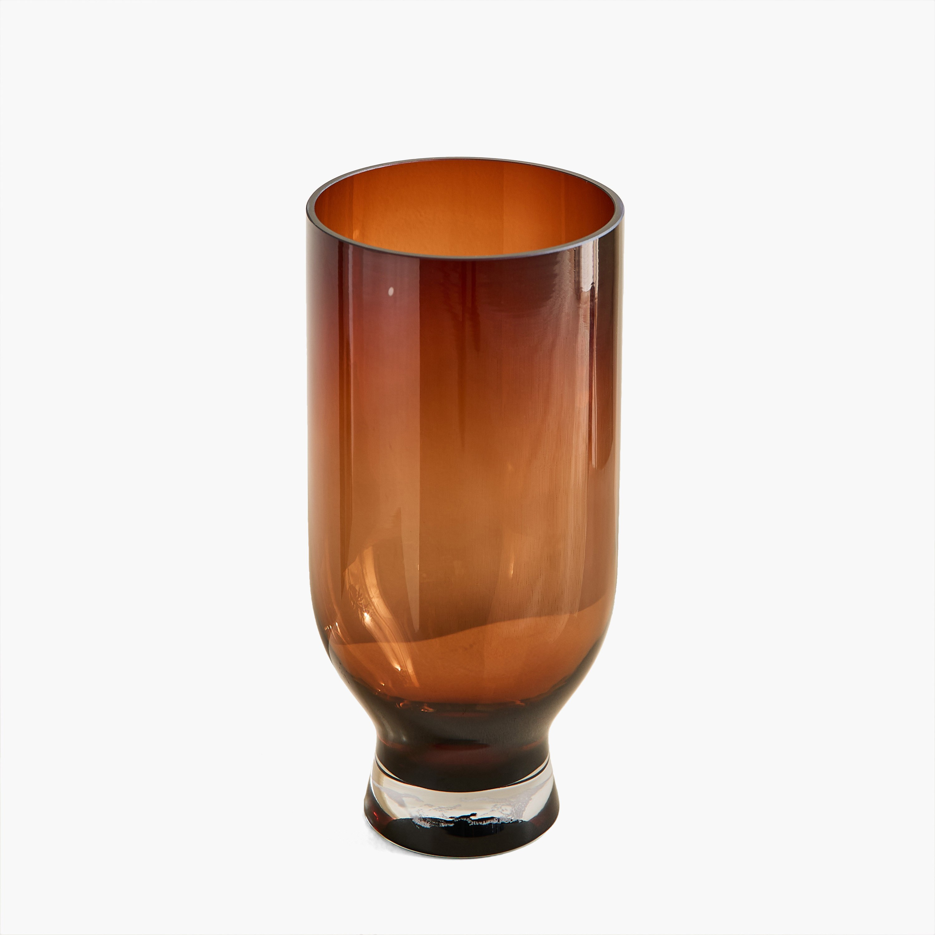 Pedro Decorative Heavy Glass Vase - 14x30 cm-hbxbedroom-decorandaccessories-vases-image-8