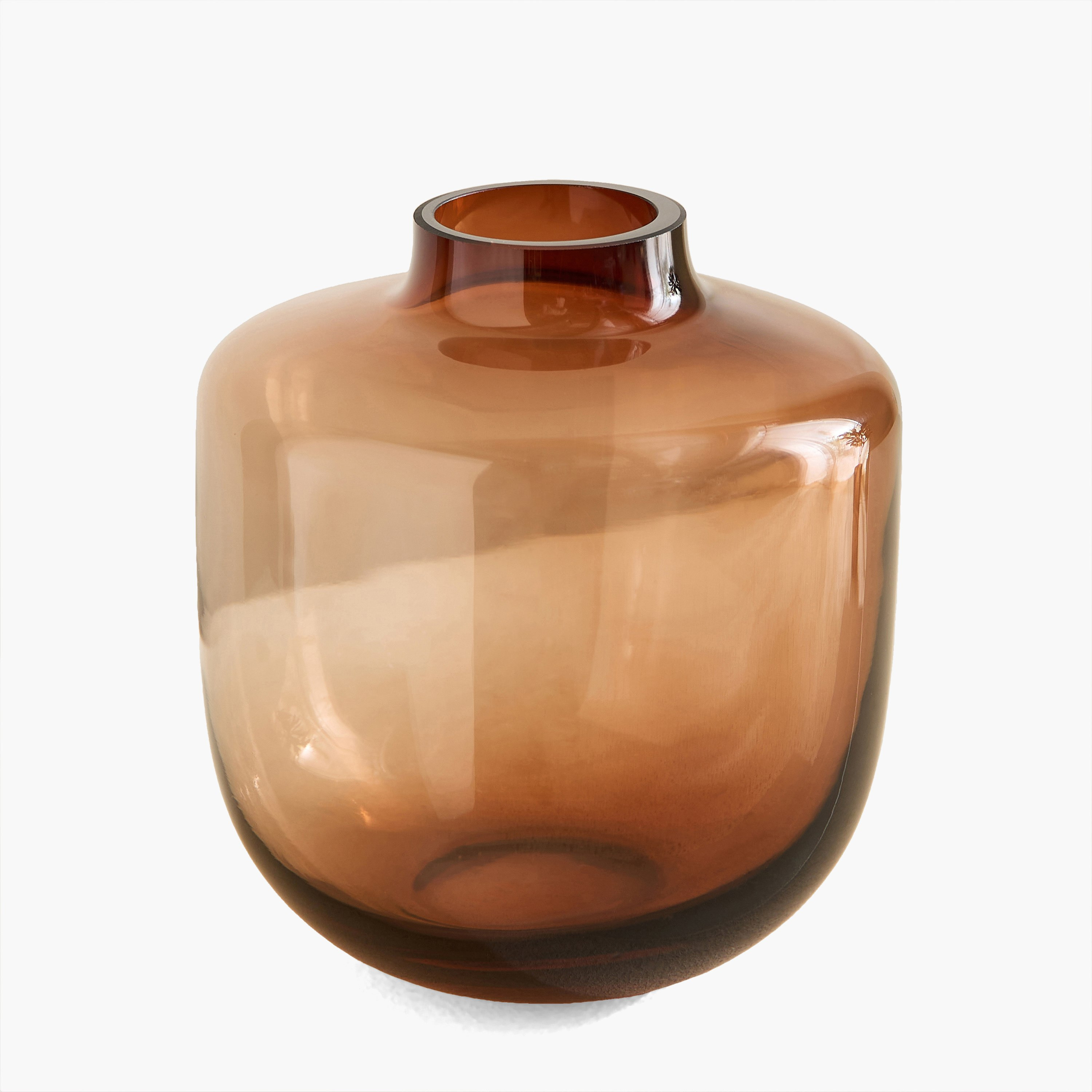 مزهرية زجاج سميك للديكور من بيدرو - 15.5x17 سم-hbxbedroom-decorandaccessories-vases-image-5