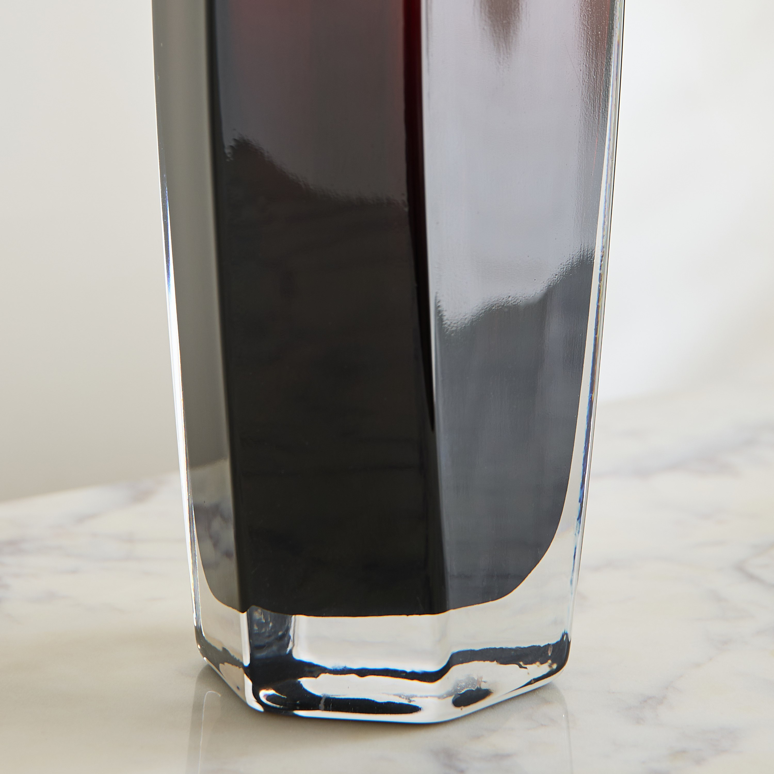 Pedro Decorative Heavy Glass Vase - 11x7x25 cm-hbxbedroom-decorandaccessories-vases-image-6