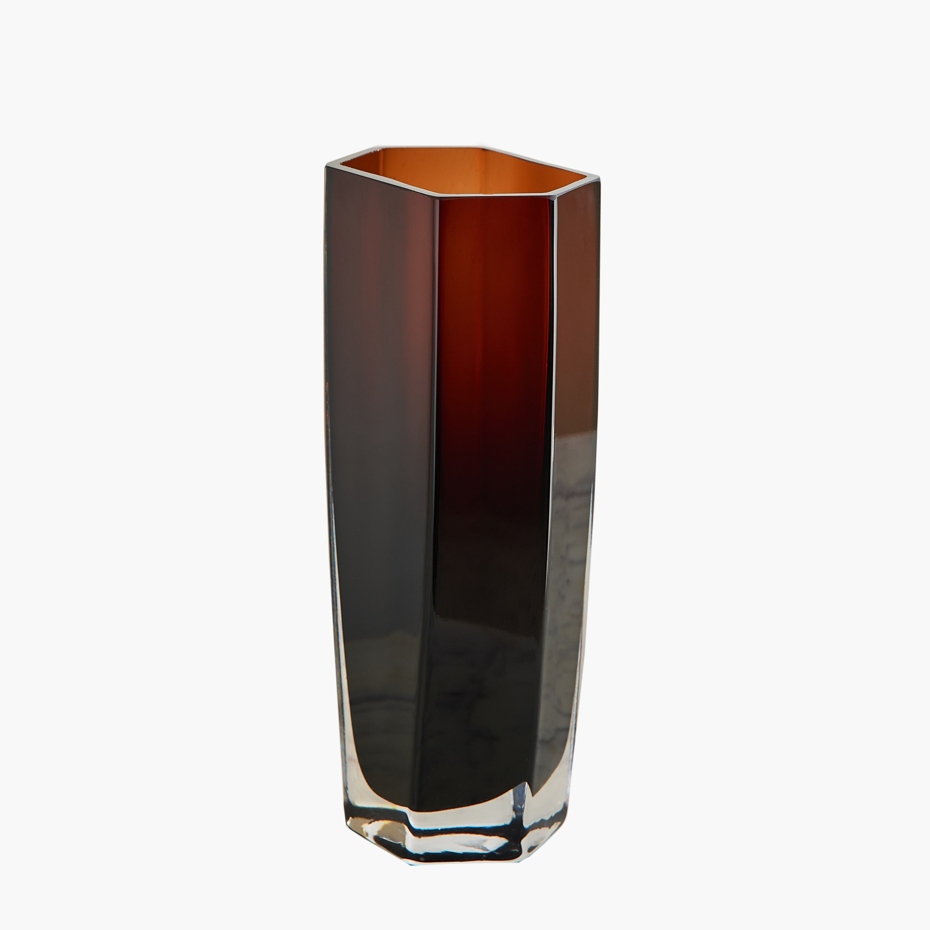 Pedro Decorative Heavy Glass Vase - 11x7x25 cm-hbxbedroom-decorandaccessories-vases-image-8