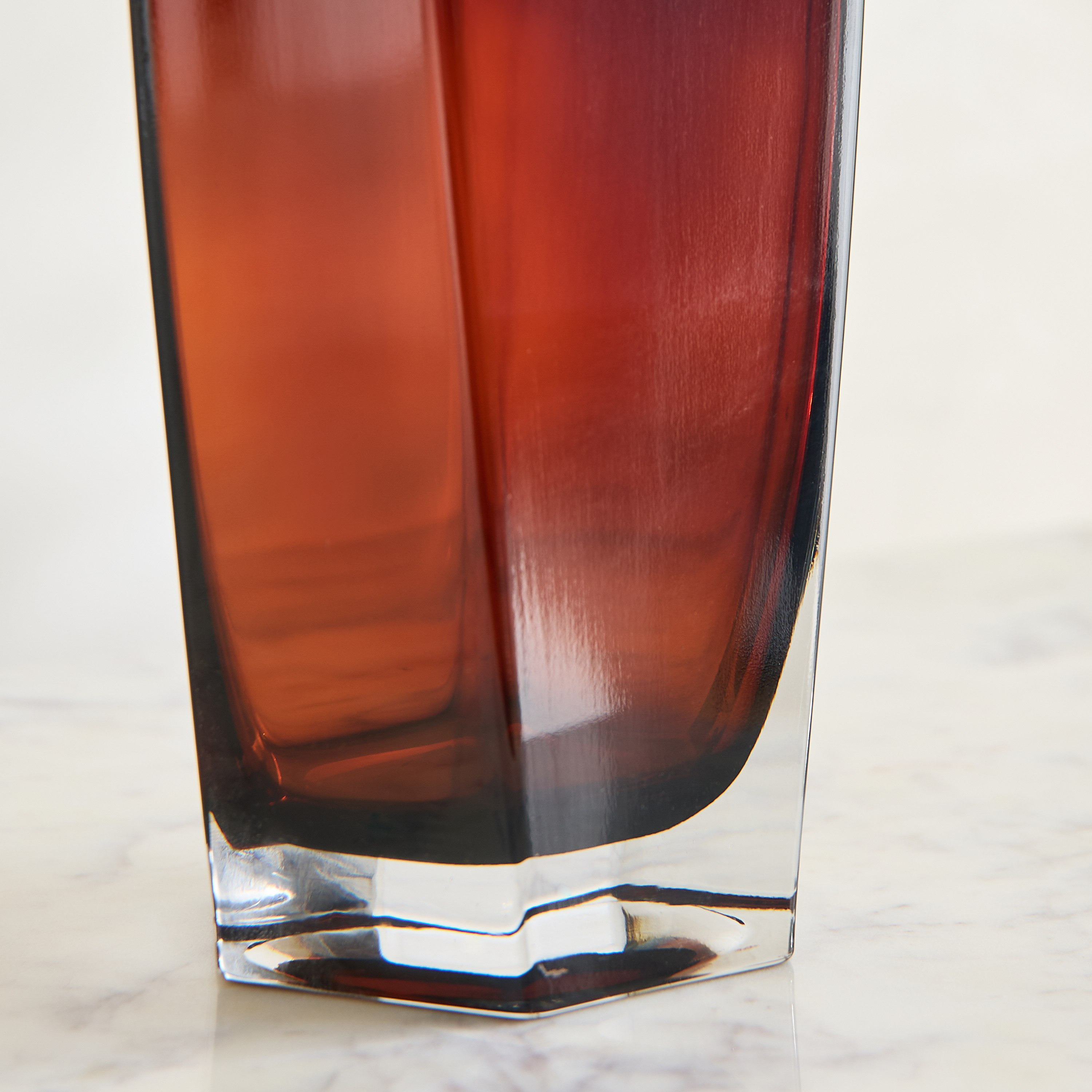 Pedro Decorative Heavy Glass Vase - 13.5x8x24.5 cm-hbxbedroom-decorandaccessories-vases-image-3