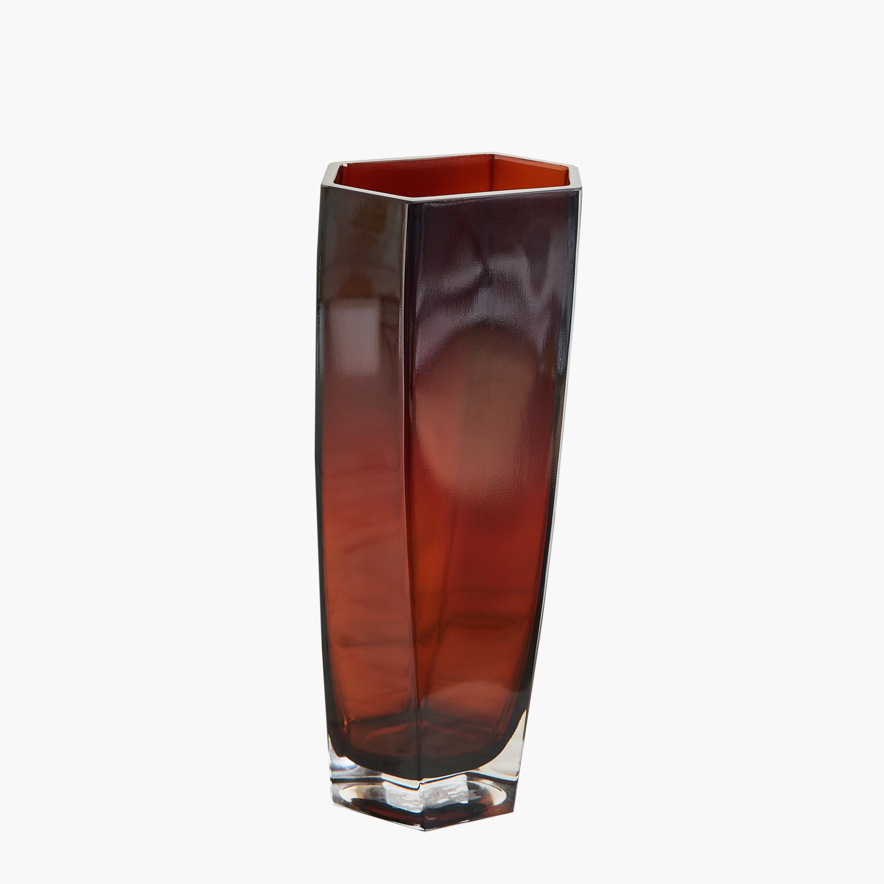 Pedro Decorative Heavy Glass Vase - 13.5x8x24.5 cm-hbxbedroom-decorandaccessories-vases-image-5