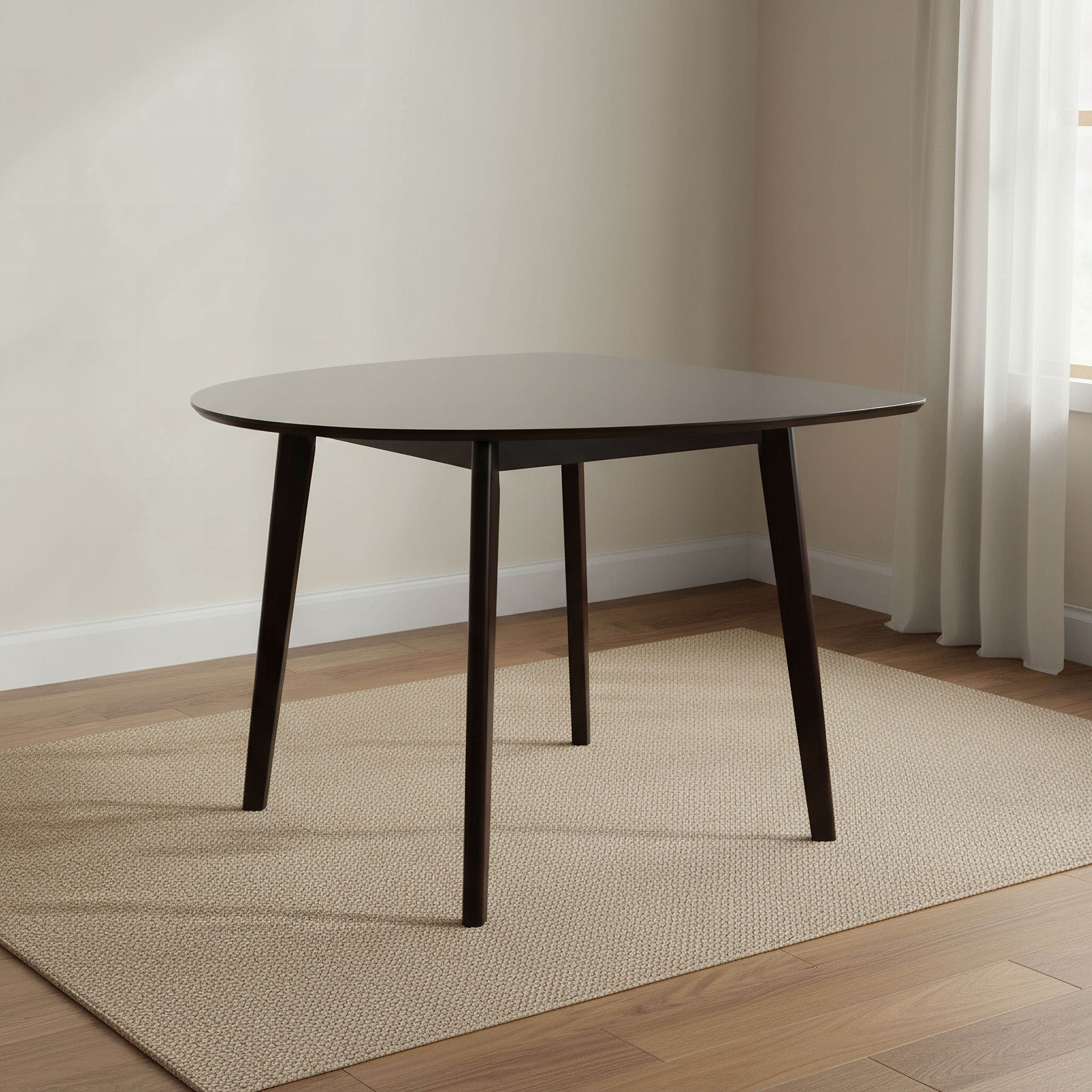 طاولة سفرة لـ3 مقاعد من سكاندي-hbxfurniture-diningtablesandsets-diningtables-fourseater-image-1
