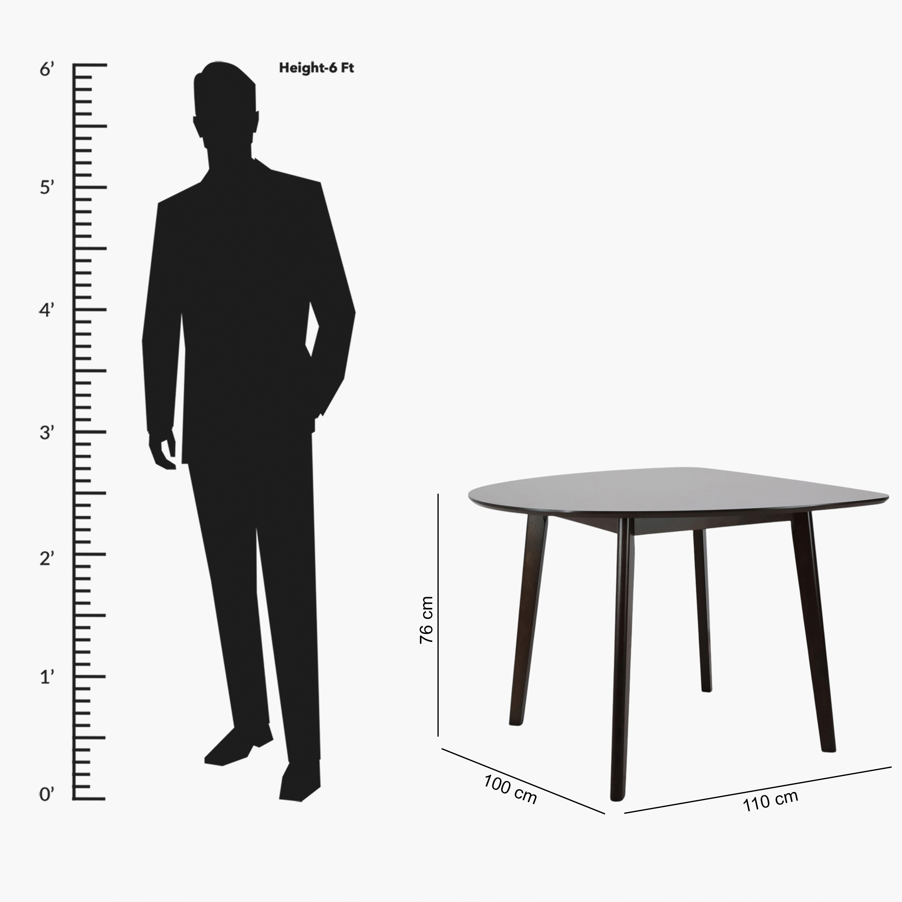 طاولة سفرة لـ3 مقاعد من سكاندي-hbxfurniture-diningtablesandsets-diningtables-fourseater-image-9