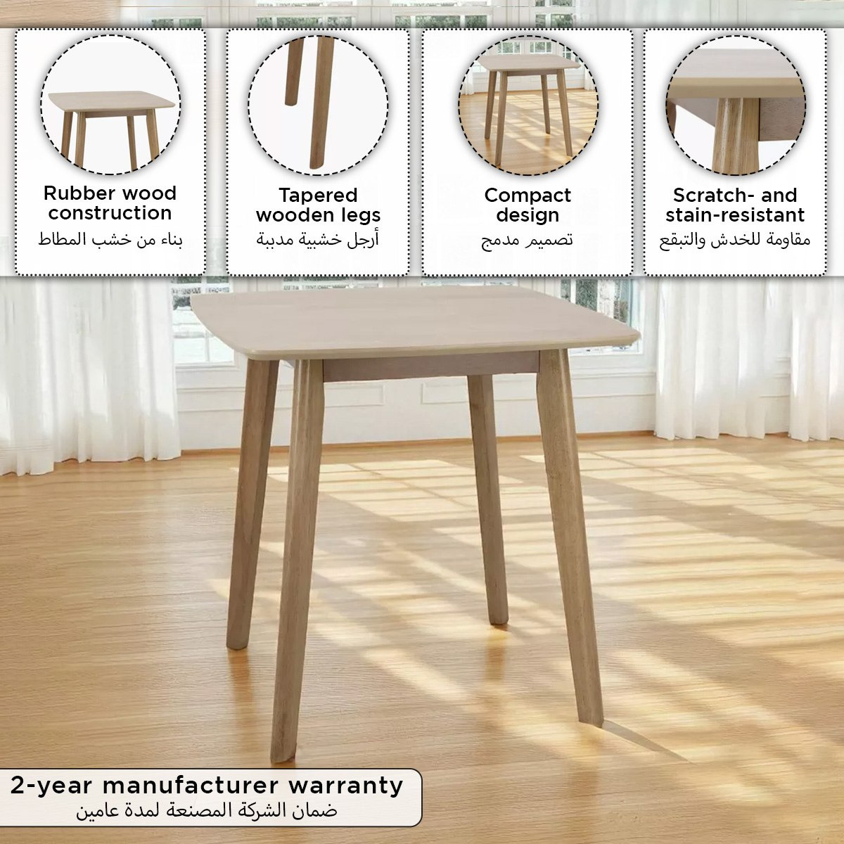 Scandi Square 2-Seater Dining Table-hbxdiningroom-diningtablesandsets-diningtables-twoseater-image-4