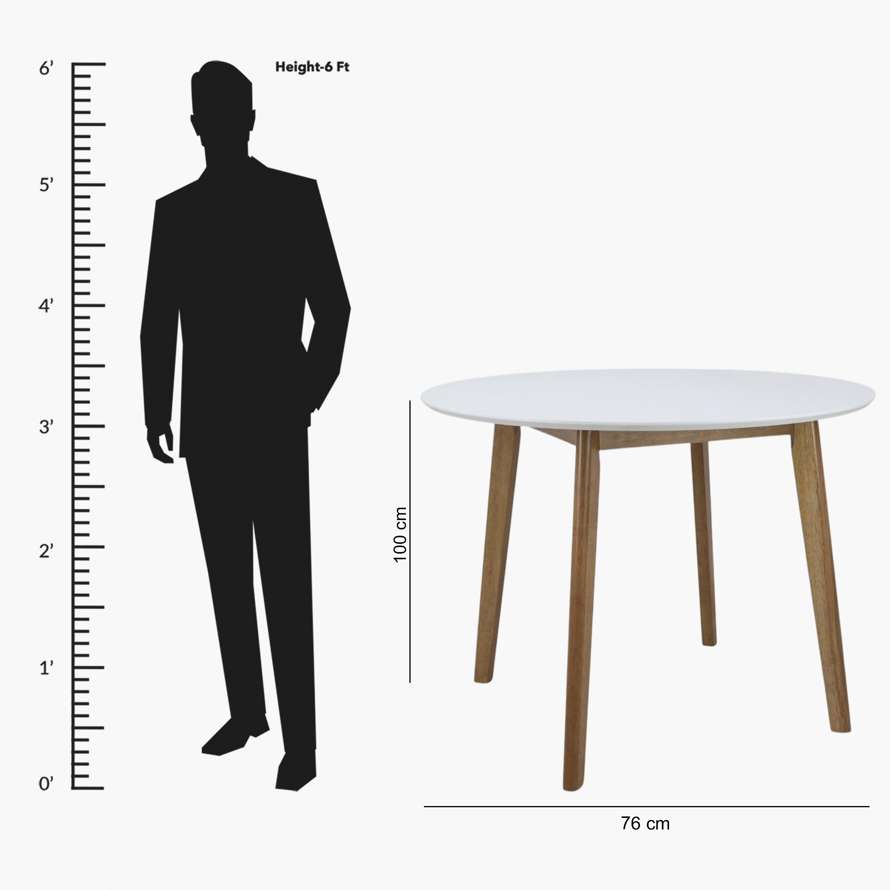 طاولة سفرة مستديرة 4 مقاعد من سكاندي-hbxfurniture-diningtablesandsets-diningtables-fourseater-image-5