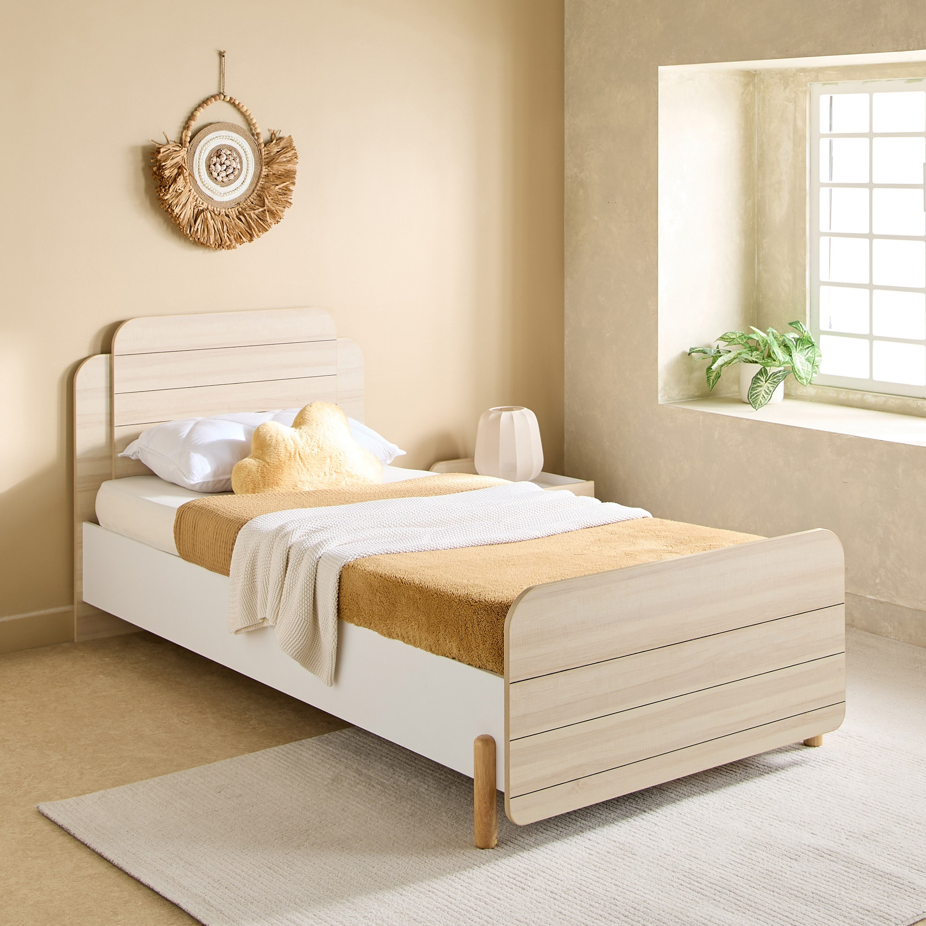 Flair Single Bed - 90x190 cm-hbxfurniture-bedsandbedsets-beds-single-image-1