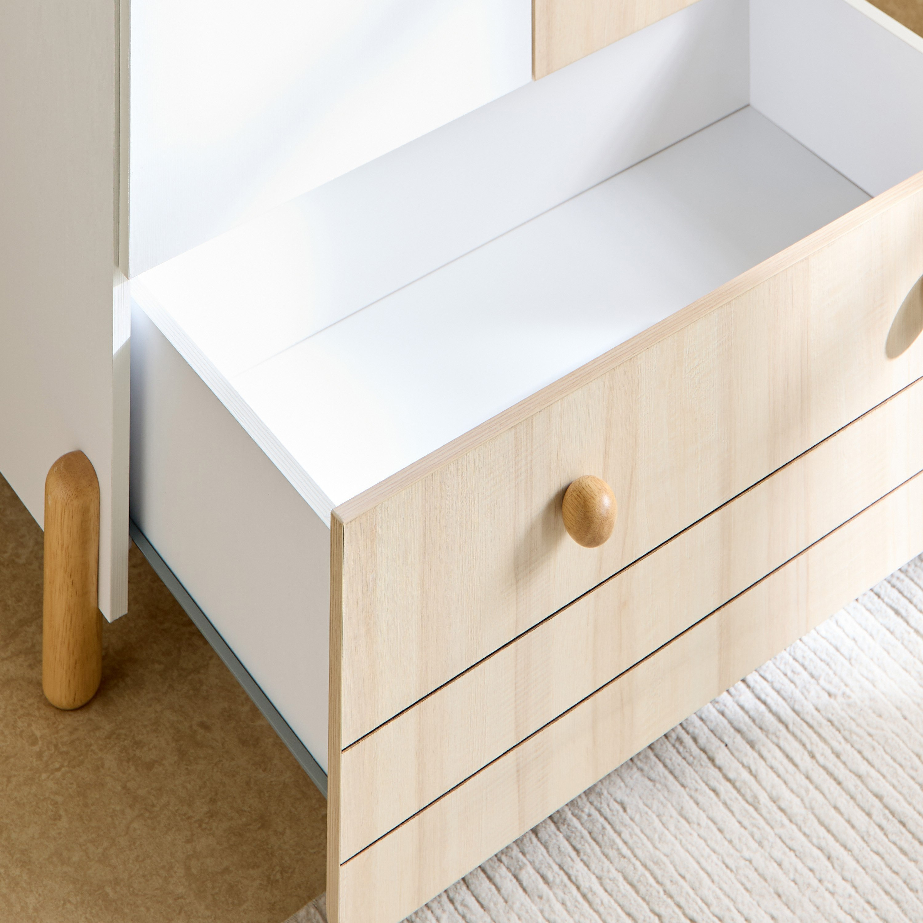Flair 2-Door Wardrobe with Drawer-hbxfurniture-wardrobes-image-5