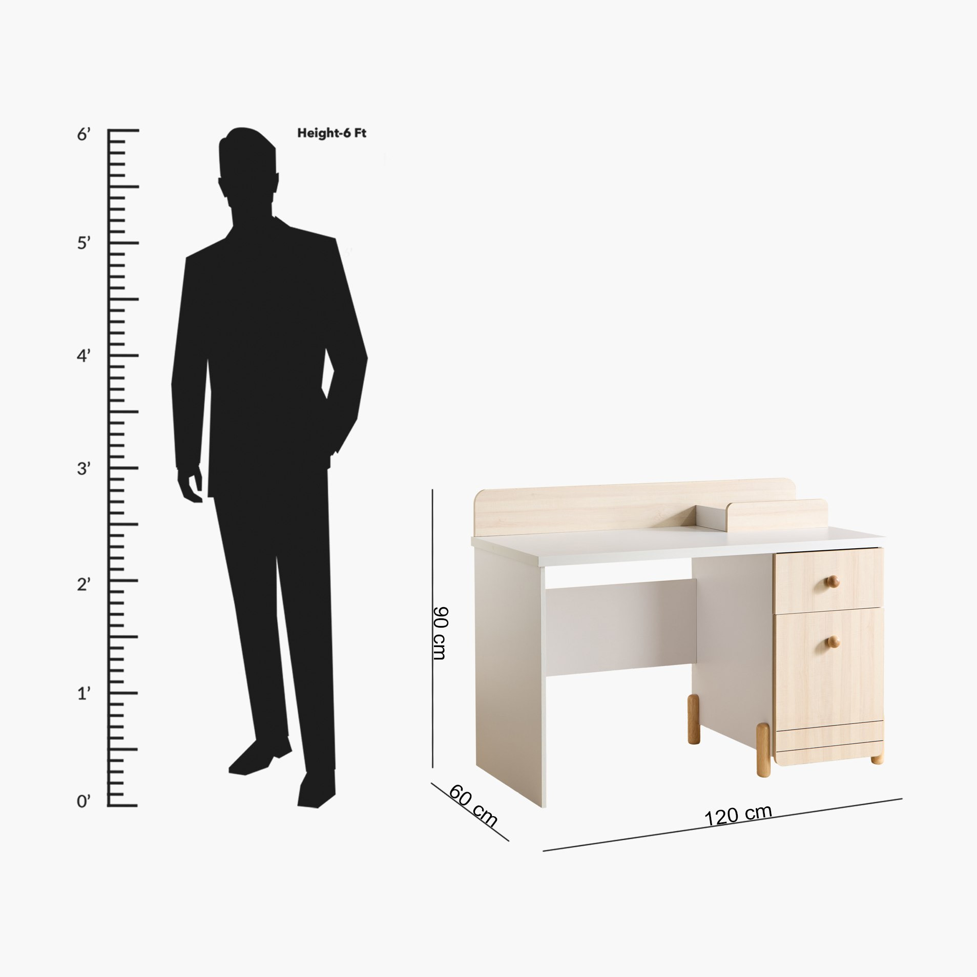 مكتب دراسة بباب ودرج من فلير-hbxfurniture-office-desks-image-10