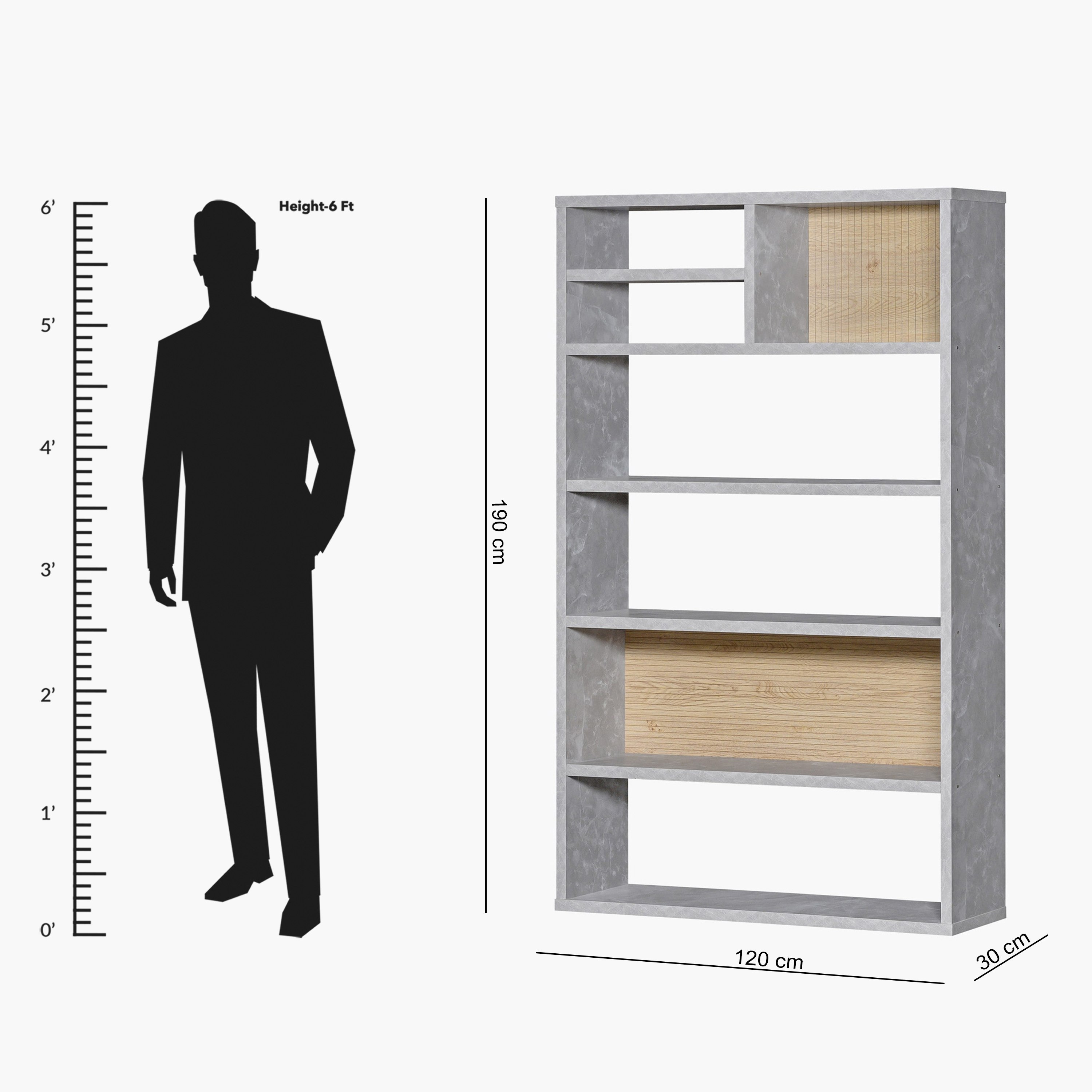 Arena 5-Tier Bookcase-hbxfurniture-office-bookcases-image-10