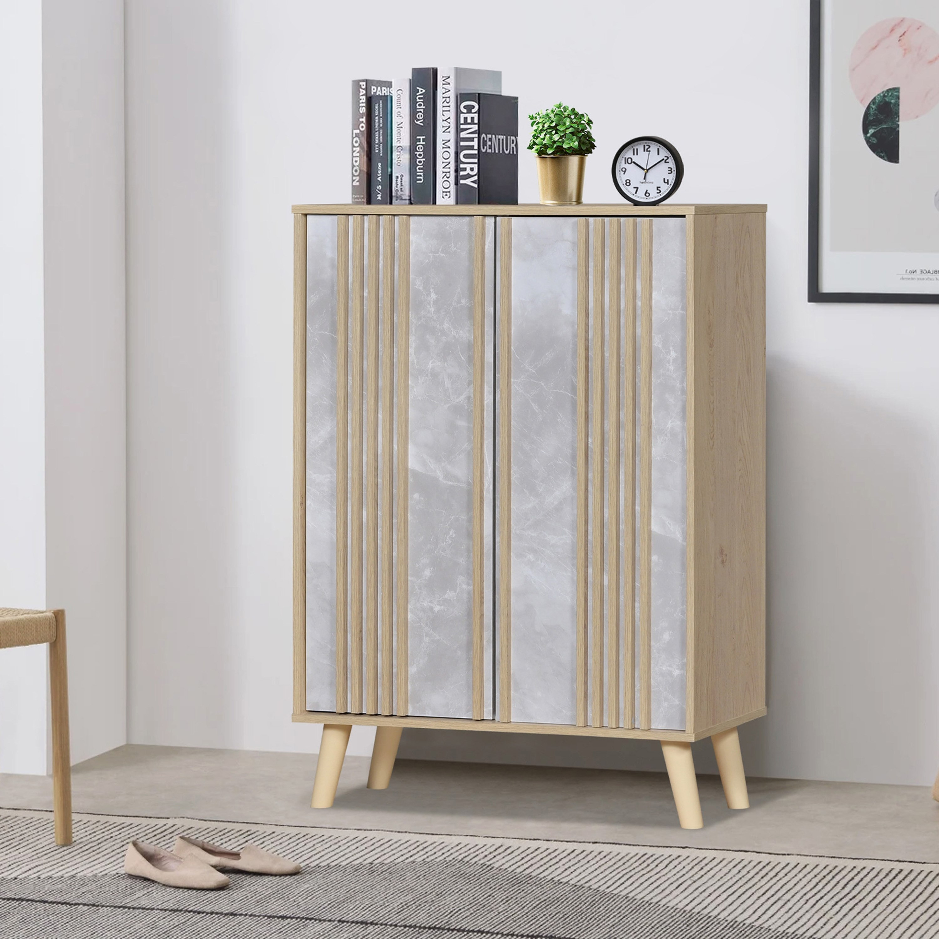 Harlo 18-Pair Shoe Cabinet with 2-Doors-hbxbedroom-shoecabinetsandracks-image-1