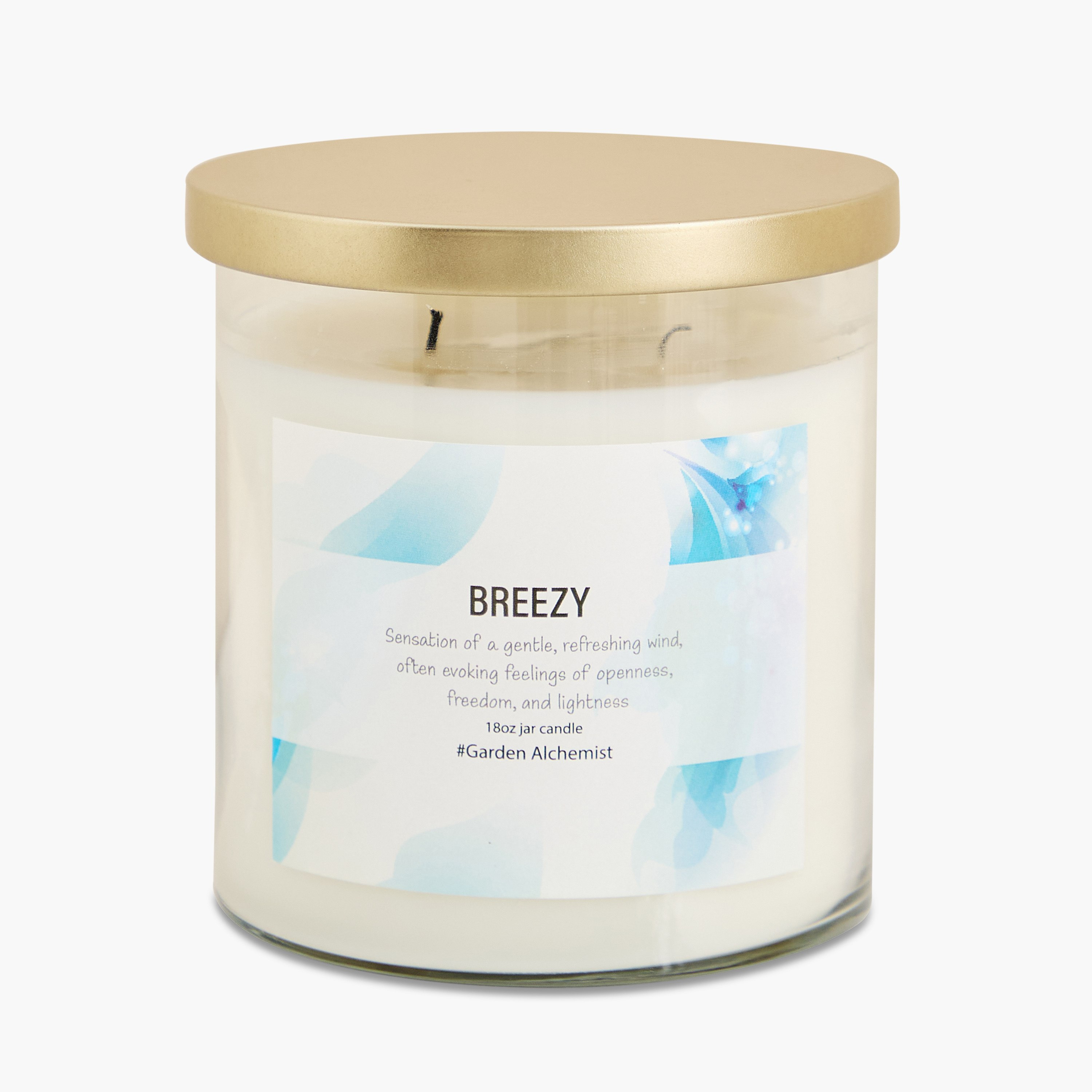 Aure Breezy Fragrance Jar Candle with Metal Lid - 510 g-hbxlivingroom-decorandaccessories-candles-image-5