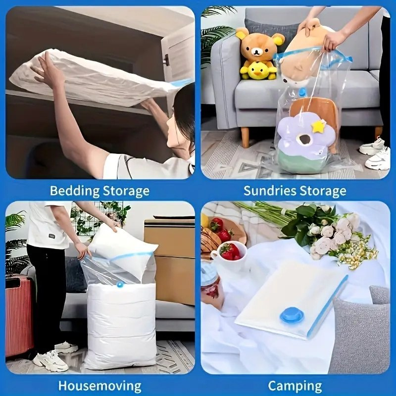 مجموعة أكياس مفرغة مع مضخة 6 قطع من ساجا - 100x70 سم-hbxbedroom-bedroomaccessories-bedroomstorage-image-8