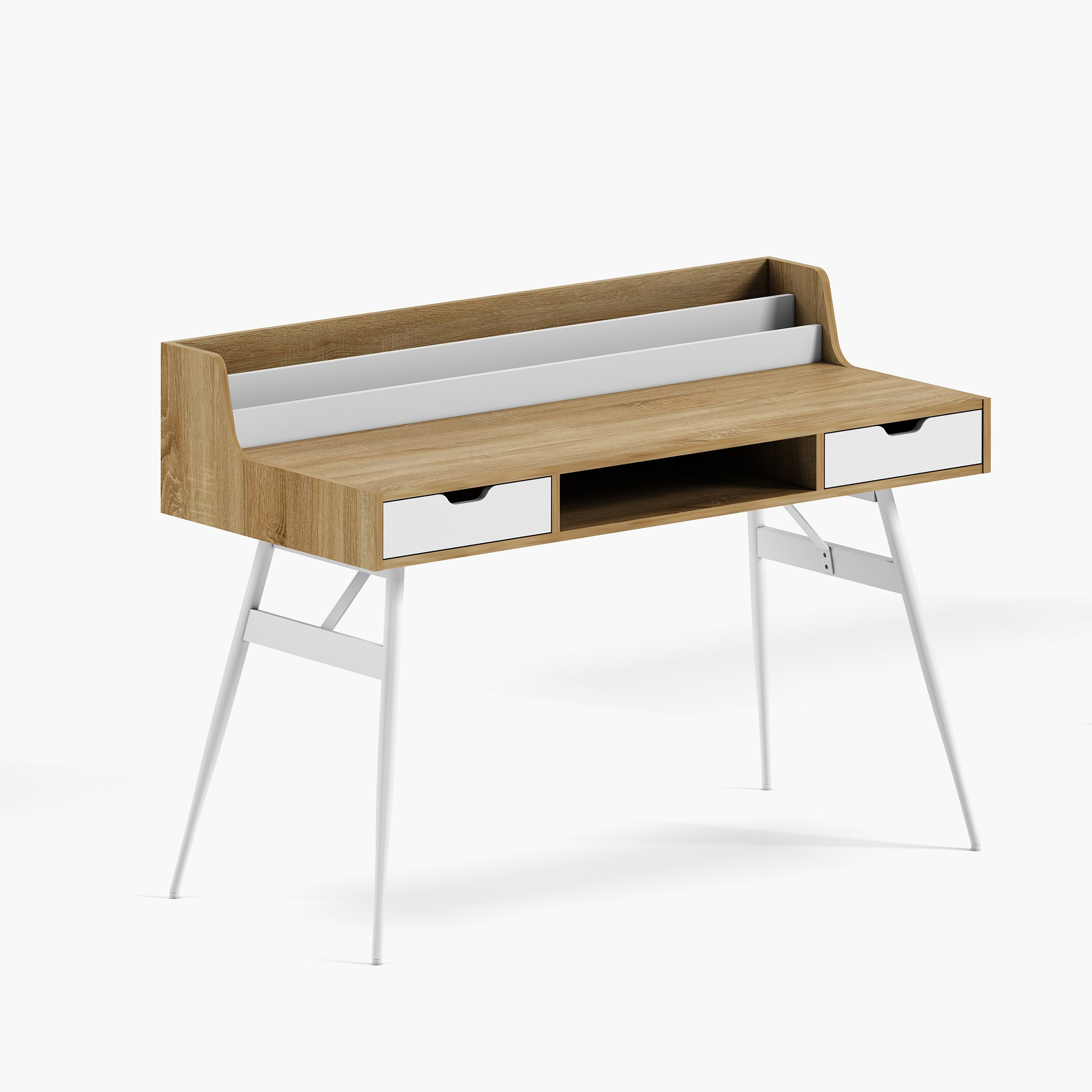 Movo Jade 2-Drawer Study Desk with Book Holder-hbxfurniture-office-desks-image-5