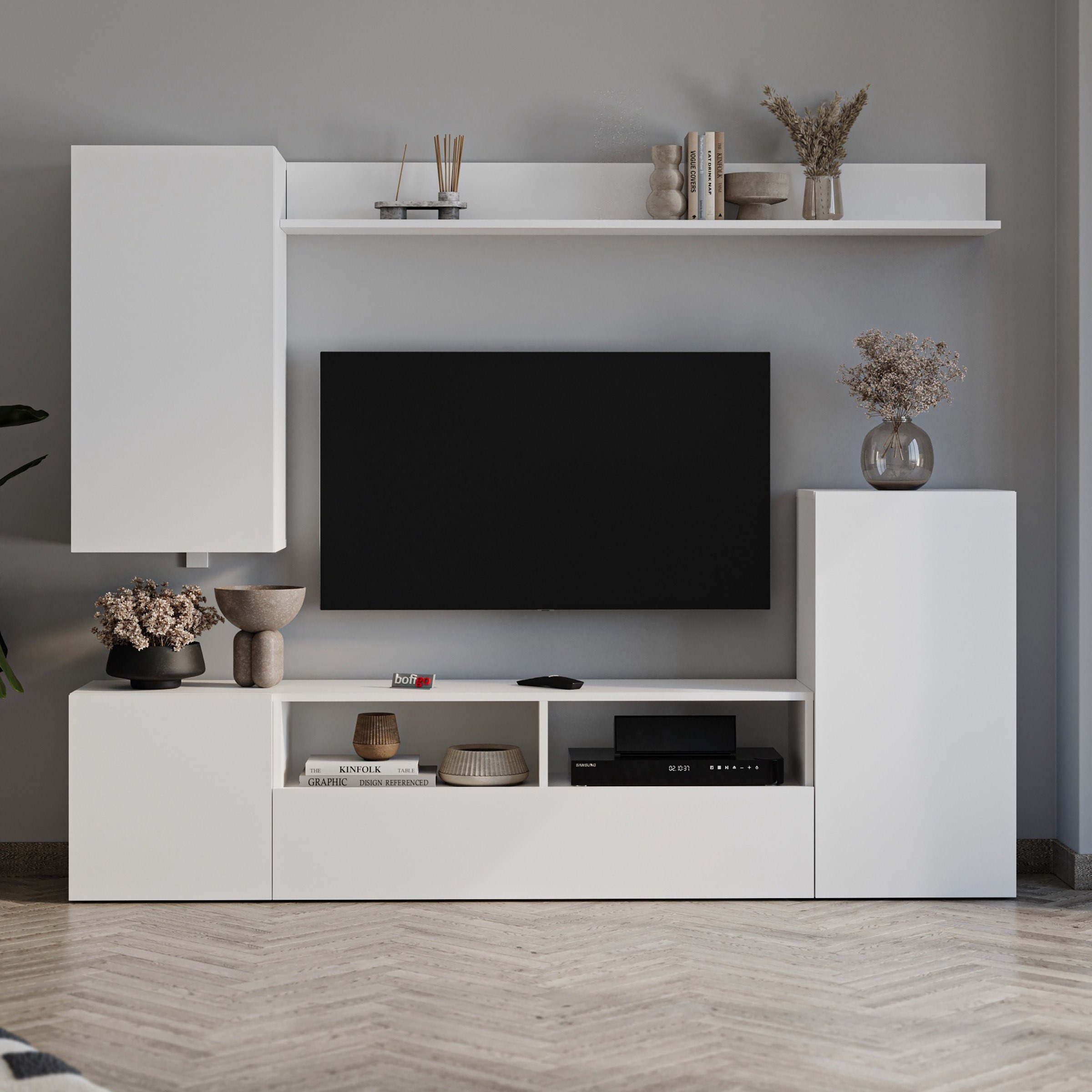 وحدة تلفزيون مع خزانة تُعلّق على الحائط من مودوليكس أوغوستا-hbxlivingroom-mediaunitsandstorage-tvunits-image-1